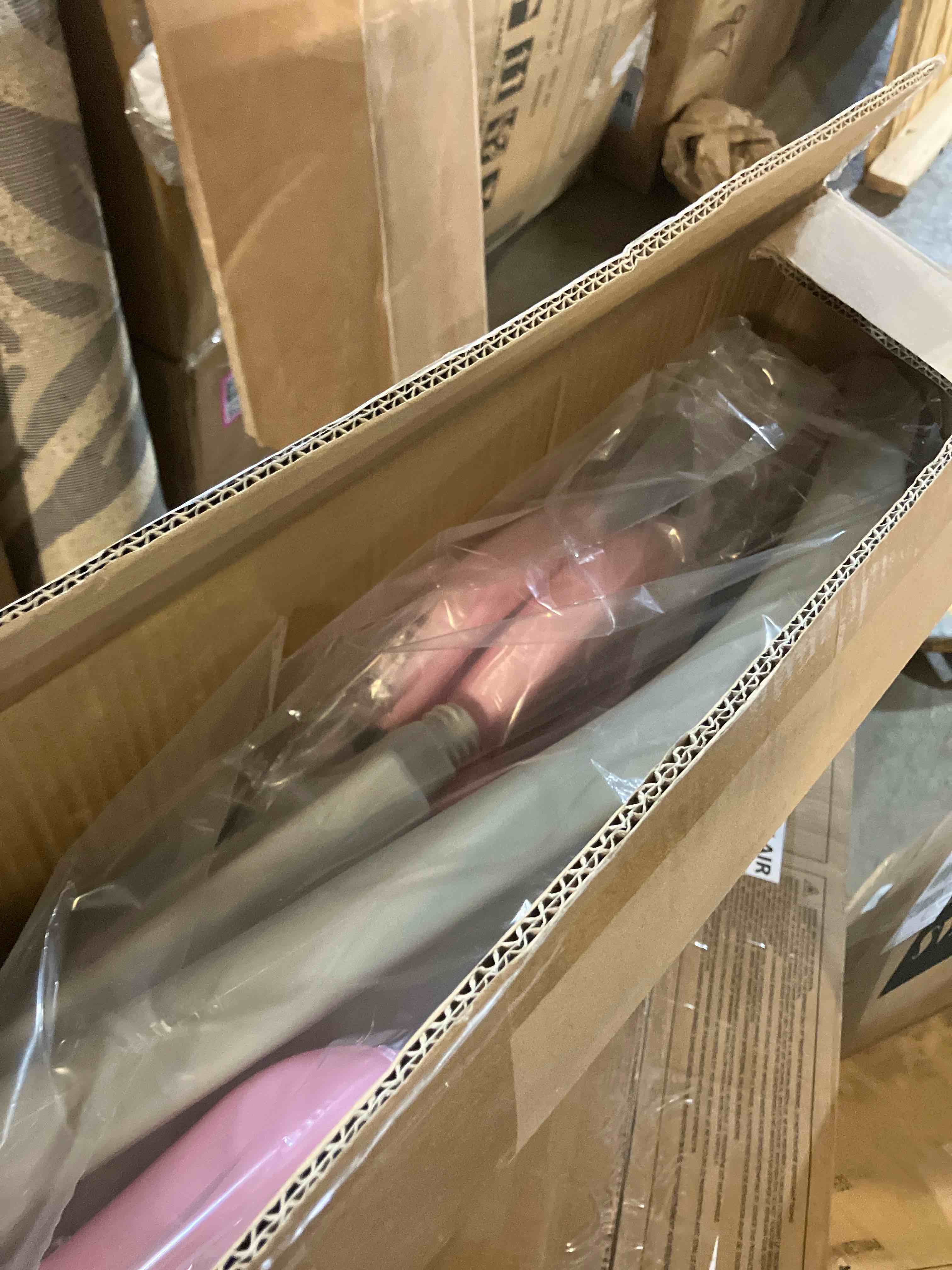 Condition photo showing New/Like New for Toddler Slide with Basketball Hoop, for Kids Aged 1-3, Plastic Baby Play Slide for Indoor/Outdoor(Dinosaur Pink)