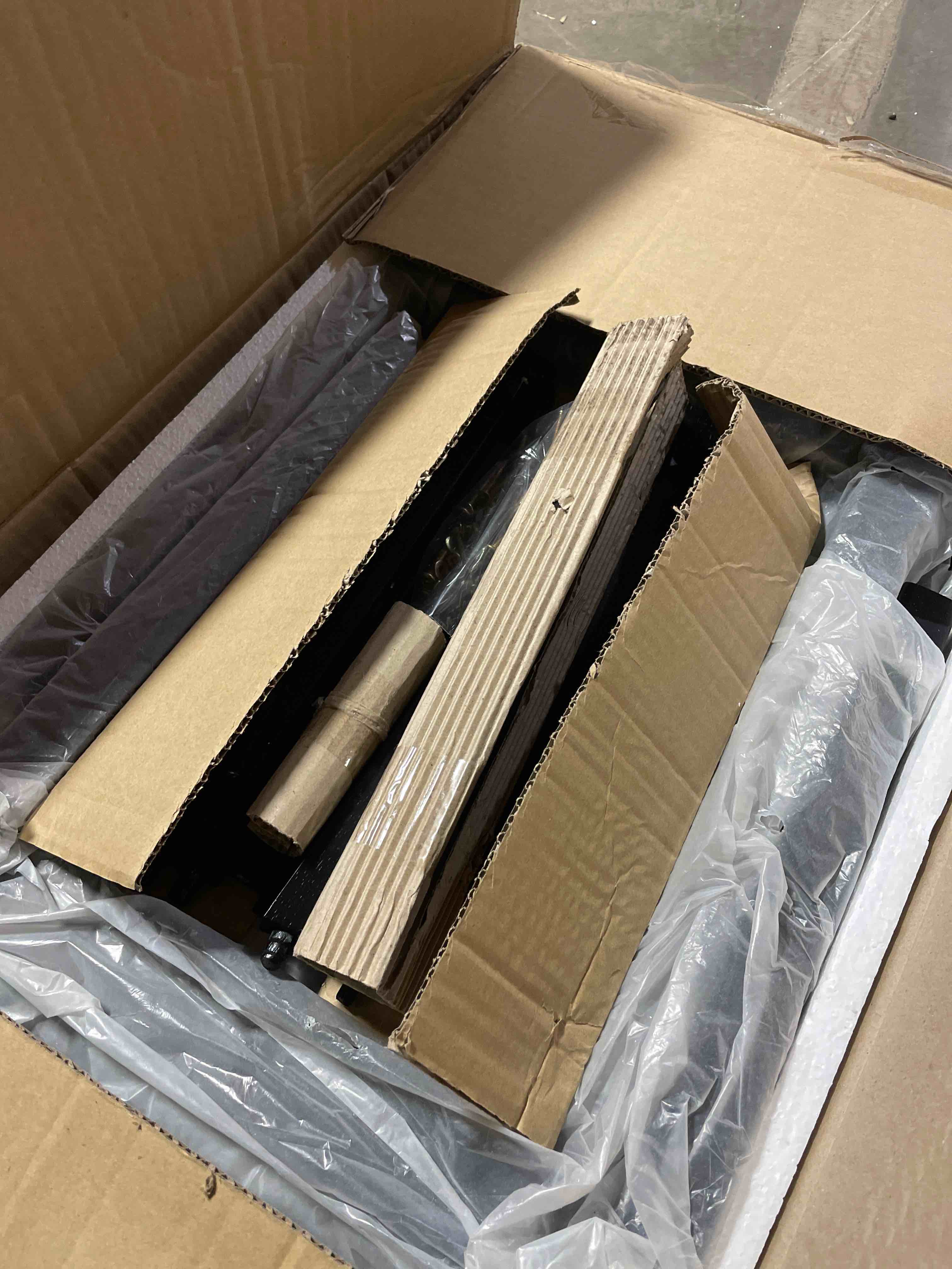 Condition photo showing New/Like New for Buylateral Set of 2 Virginia Farmhouse Solid Wood Cross Back Dining Chair Black