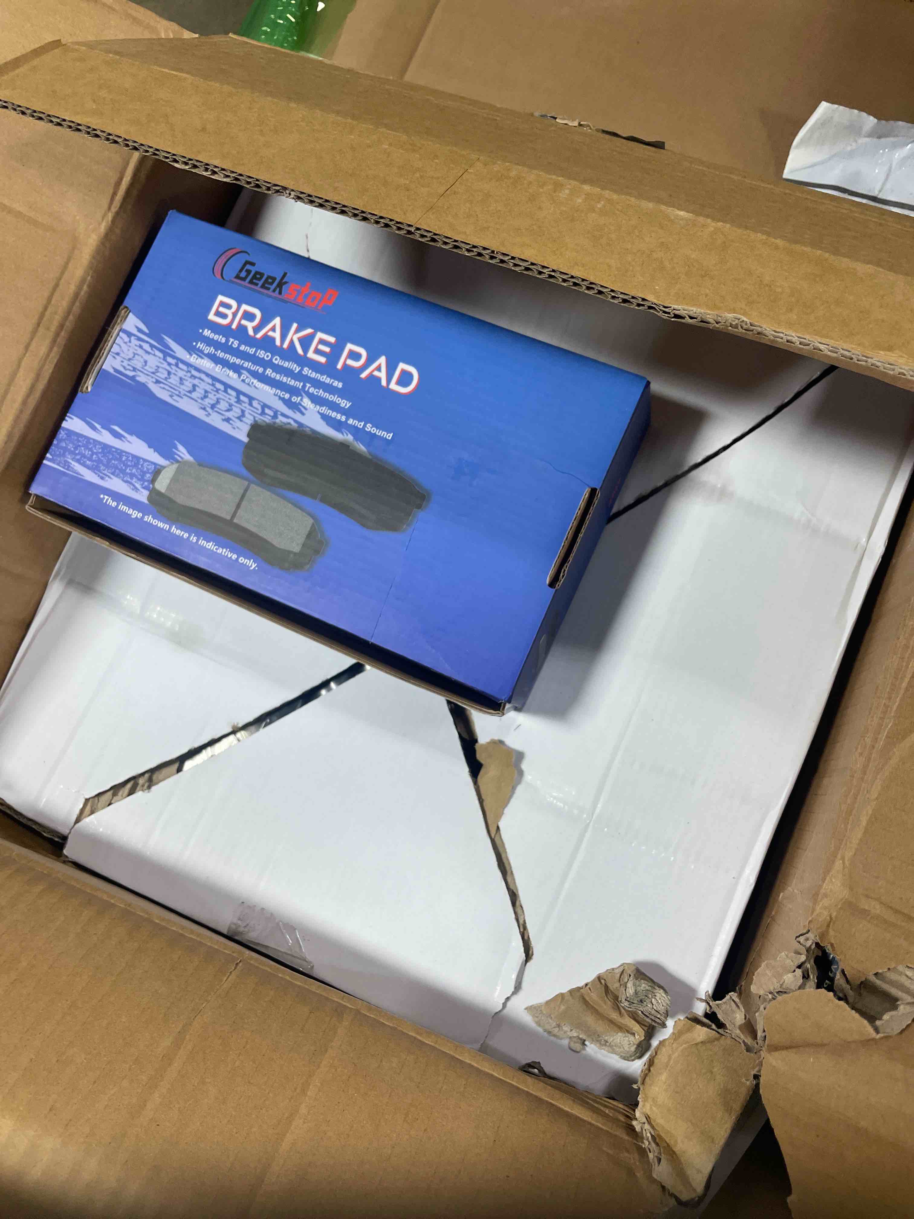 Condition photo showing New/Like New for Front Brake Rotors and Pads Kit for 2010-2020 Ford F150, 2010-2021 Ford Expedition, 2010-2021 Lincoln Navigator Drilled and Slotted E-Coating Disc Brake Rotors Ceramic Brake Pads Brake Pads and Rotors