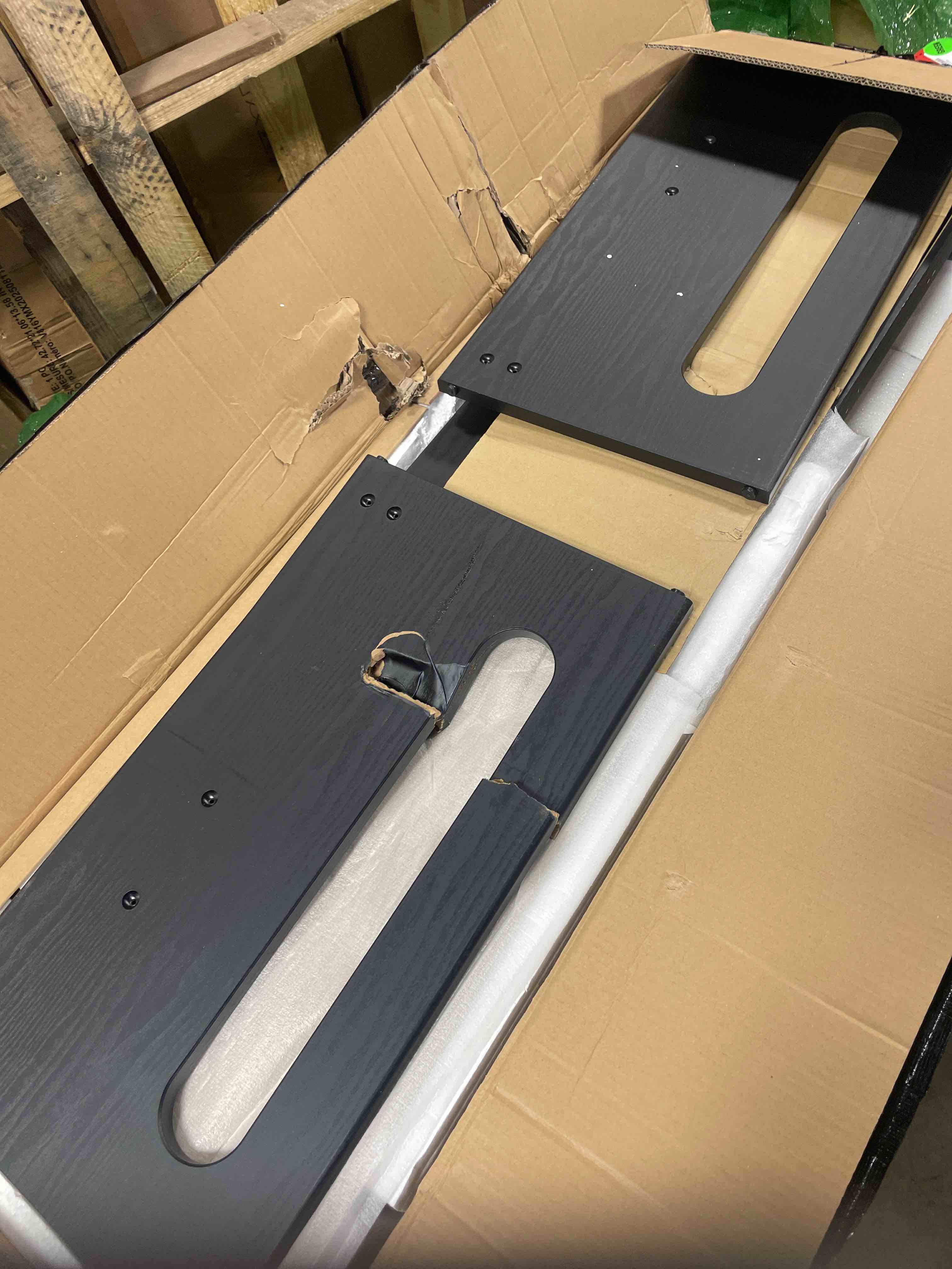 Condition photo showing Good Condition for AODSK 88-Key Weighted keyboard piano,Hammer Action Digital Piano with Speakers,Furniture Stand and Triple Pedals,piano keyboard 88 keys Beginner's Course- Support Headphones,Piano Lessons,B-83S ) piano it’s good the furniture it’s damaged)