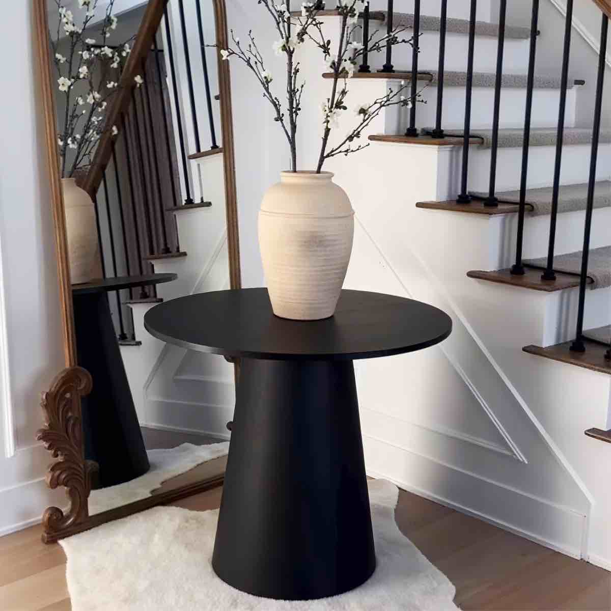 Dwen 35" Modern Round Pedestal Dining Table Top