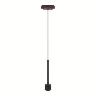 oil-rubbed bronze pendant light kit with partial metal rod