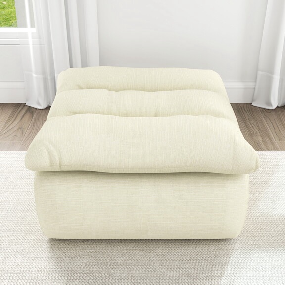 Lazy Floor Sofa,Modern armless and backless sofa chair,Comfy Accent Bean Bag Couch,suitable for living room bedroom office-Beige