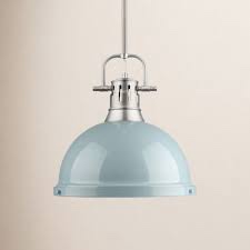 Calico Single Light Steel Dimmable Pendant