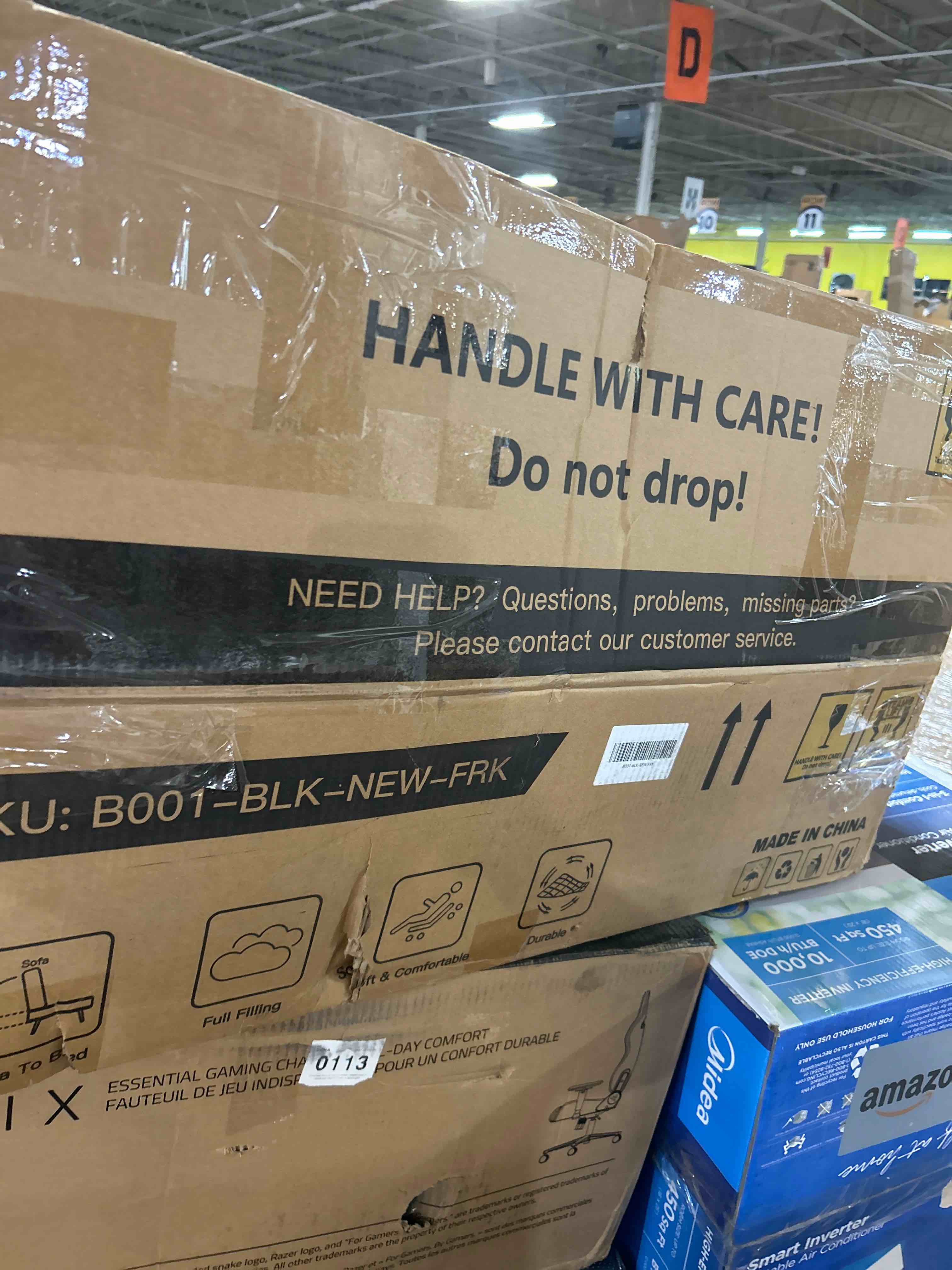 Condition photo showing As Is for comhoma convertible futon sofa bed, 68?fabric futons couch with adjustable backrest, folding sleeper recliner for living room furniture (black) black standard(open box)