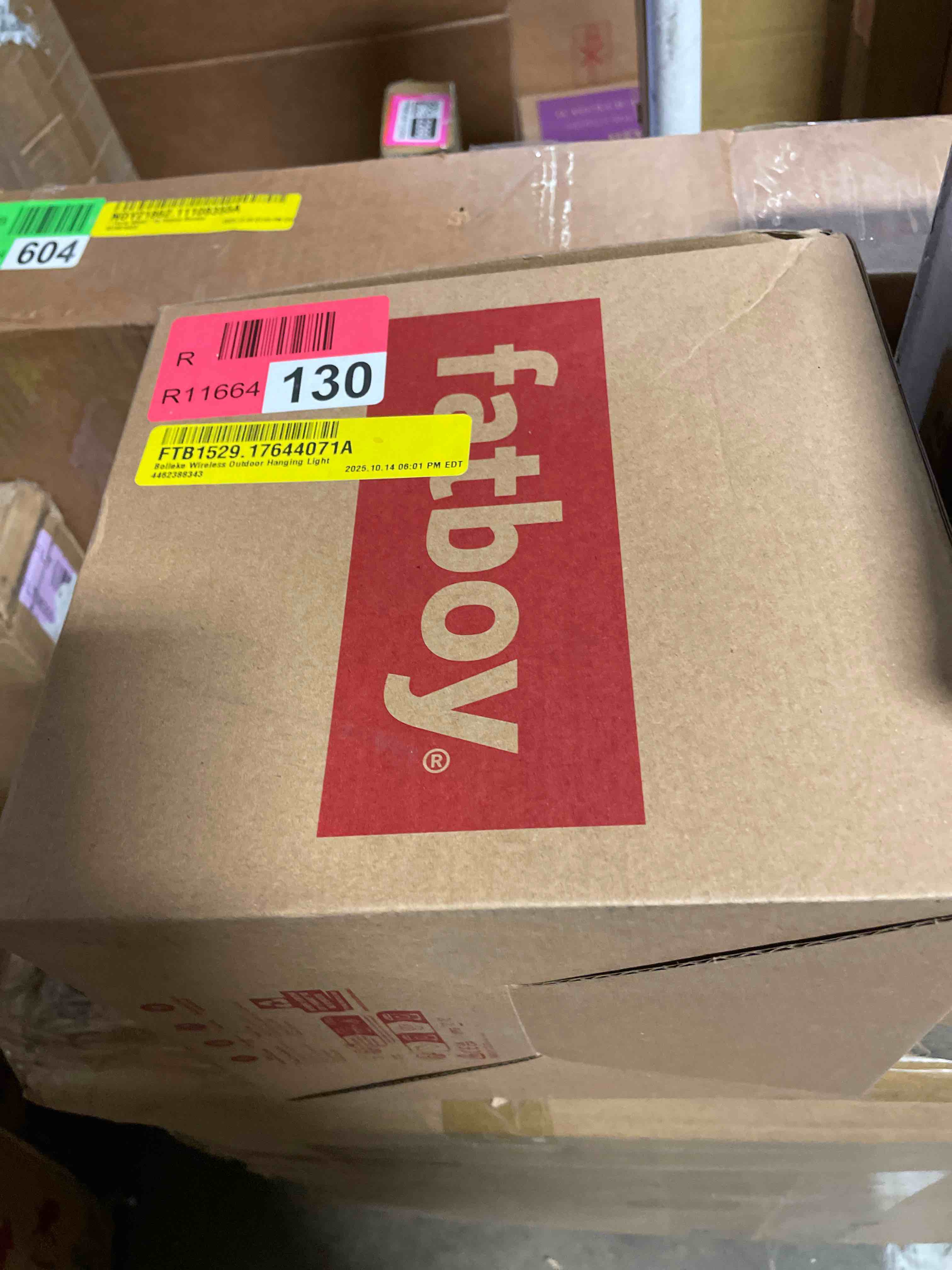 Condition photo showing New/Like New for bolleke wireless outdoor hanging light