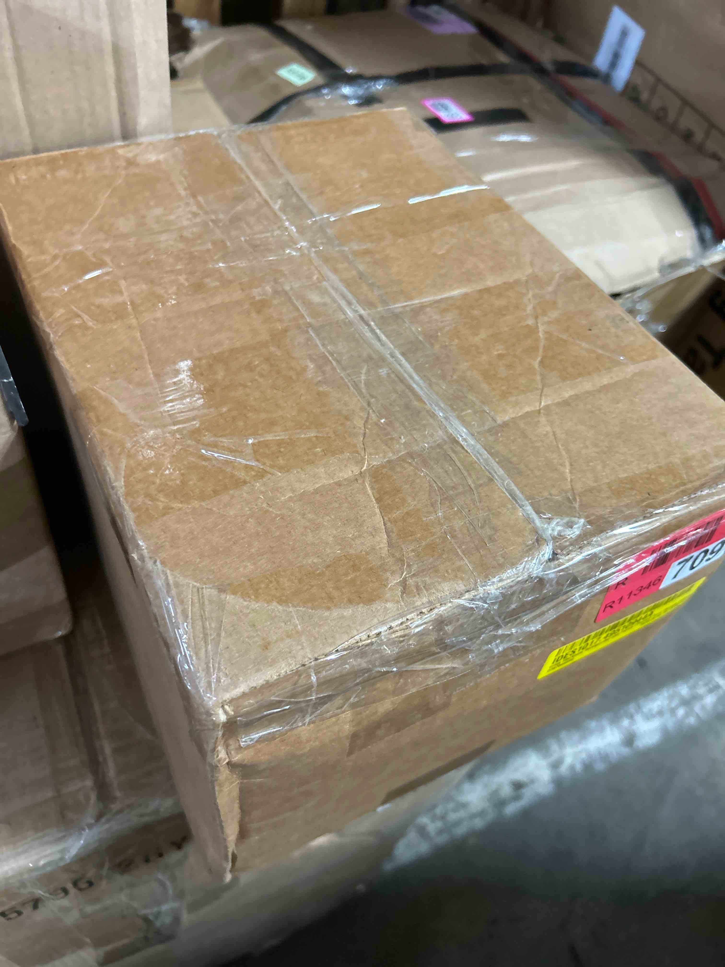 Condition photo showing New/Like New for idesign crisp produce plastic refrigerator and modular stacking pantry bin with lid and removable inner basket, perfect for washing vegetables, fruit, lettuce, bpa free 15.72" x 6.32" x 3.76" pack of 1