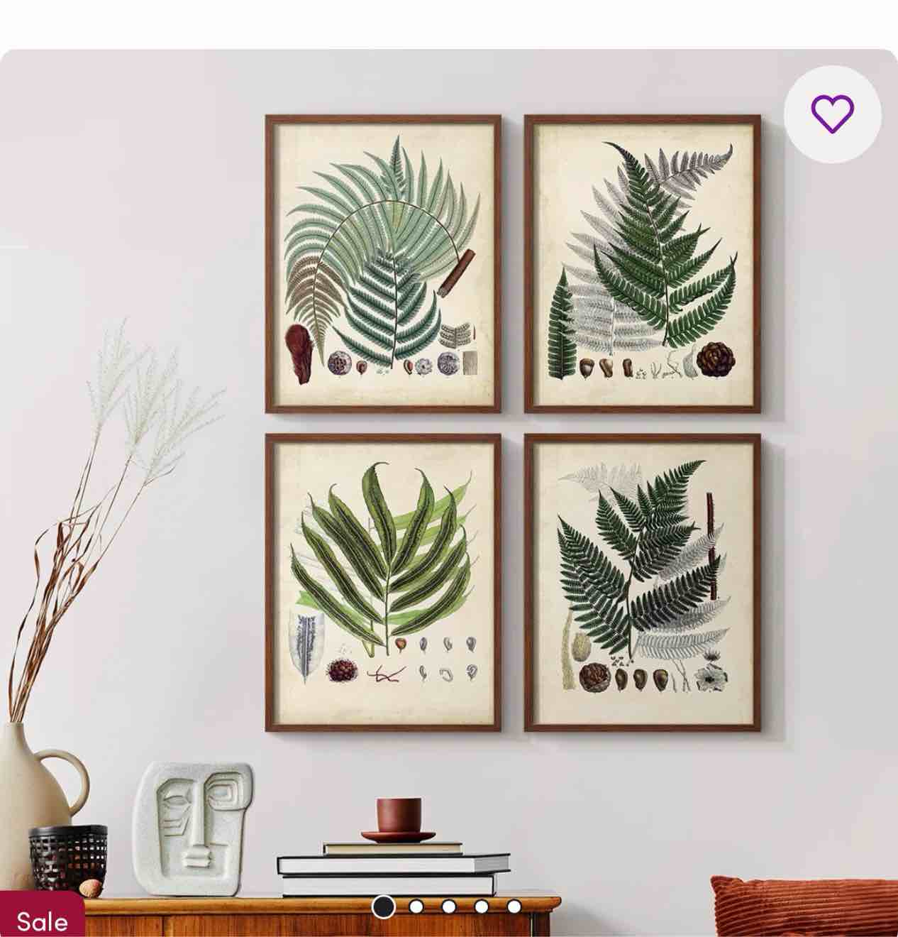 warm rays i framed print  set of 4 (set of 4)