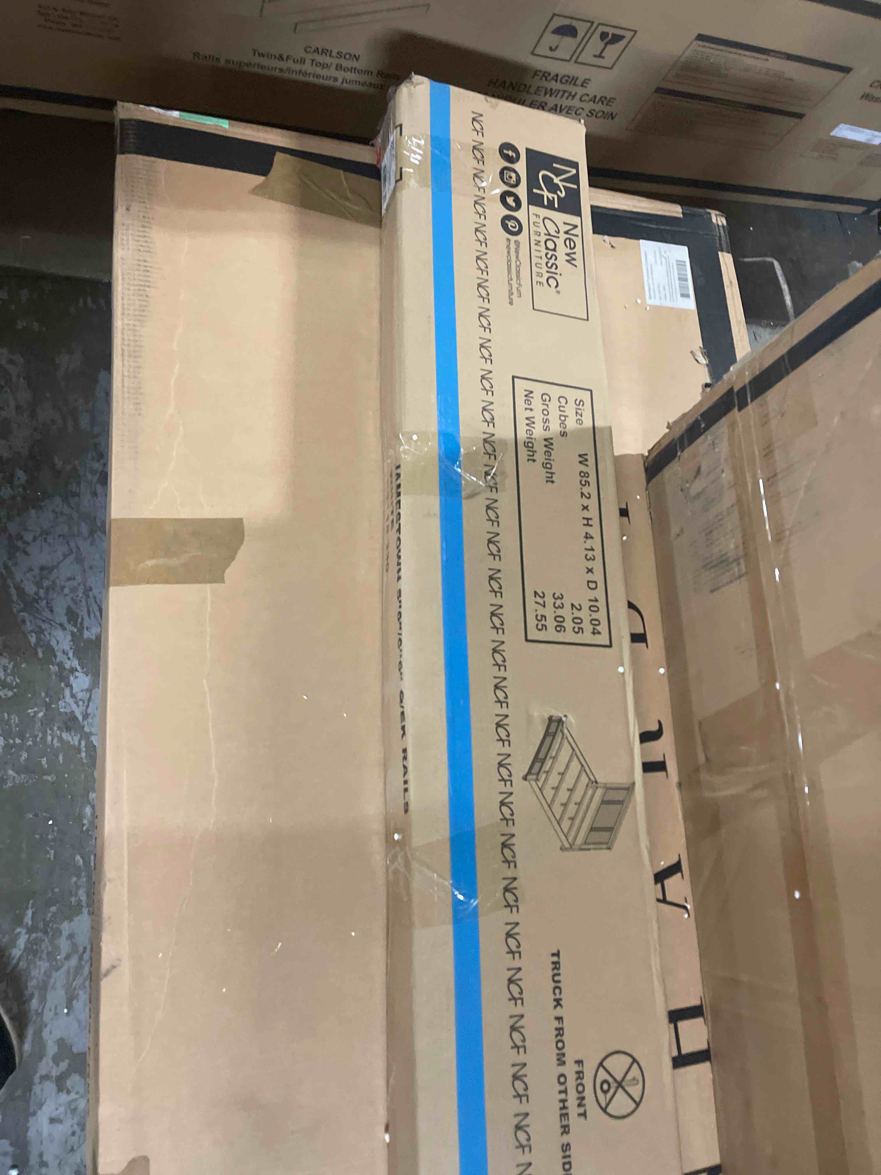 Condition photo showing New/Like New for tamarack 5/0-6/6 q/ek side rails- white