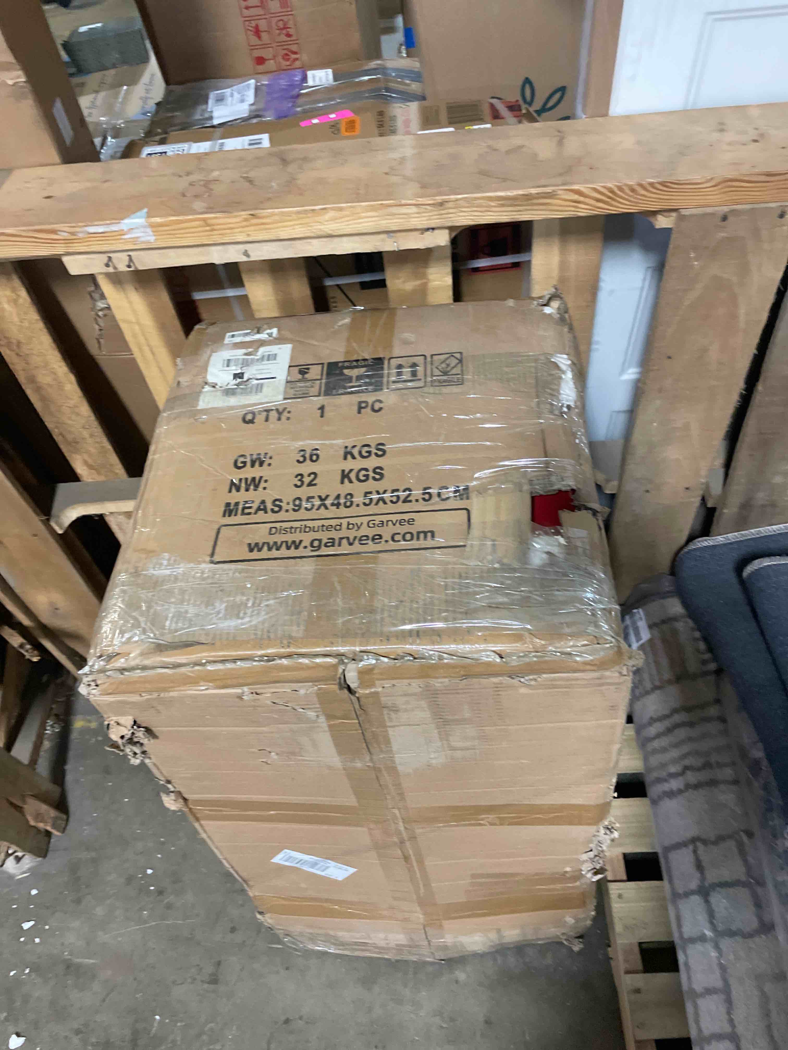 Condition photo showing New/Like New for garvee 50 gal fuel caddy with manual pump heavy duty gasoline diesel transfer tank