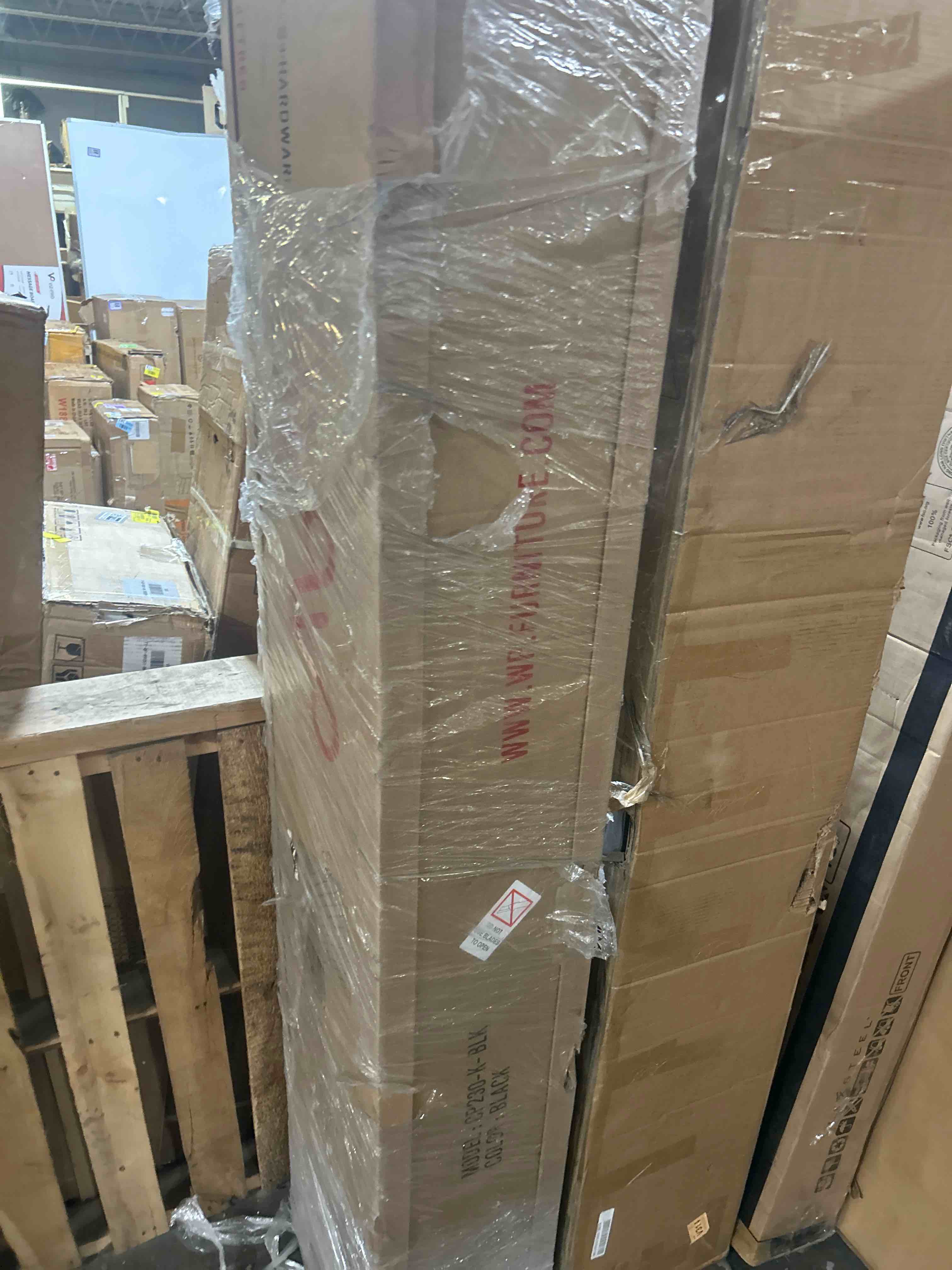 Condition photo showing As Is for queen size bed frame, storage bed with 4 drawers and adjustable headboard, upholstered platform bed with handy charging station and led light, noise free, easy assembly, no box spring needed, black(incomplete)