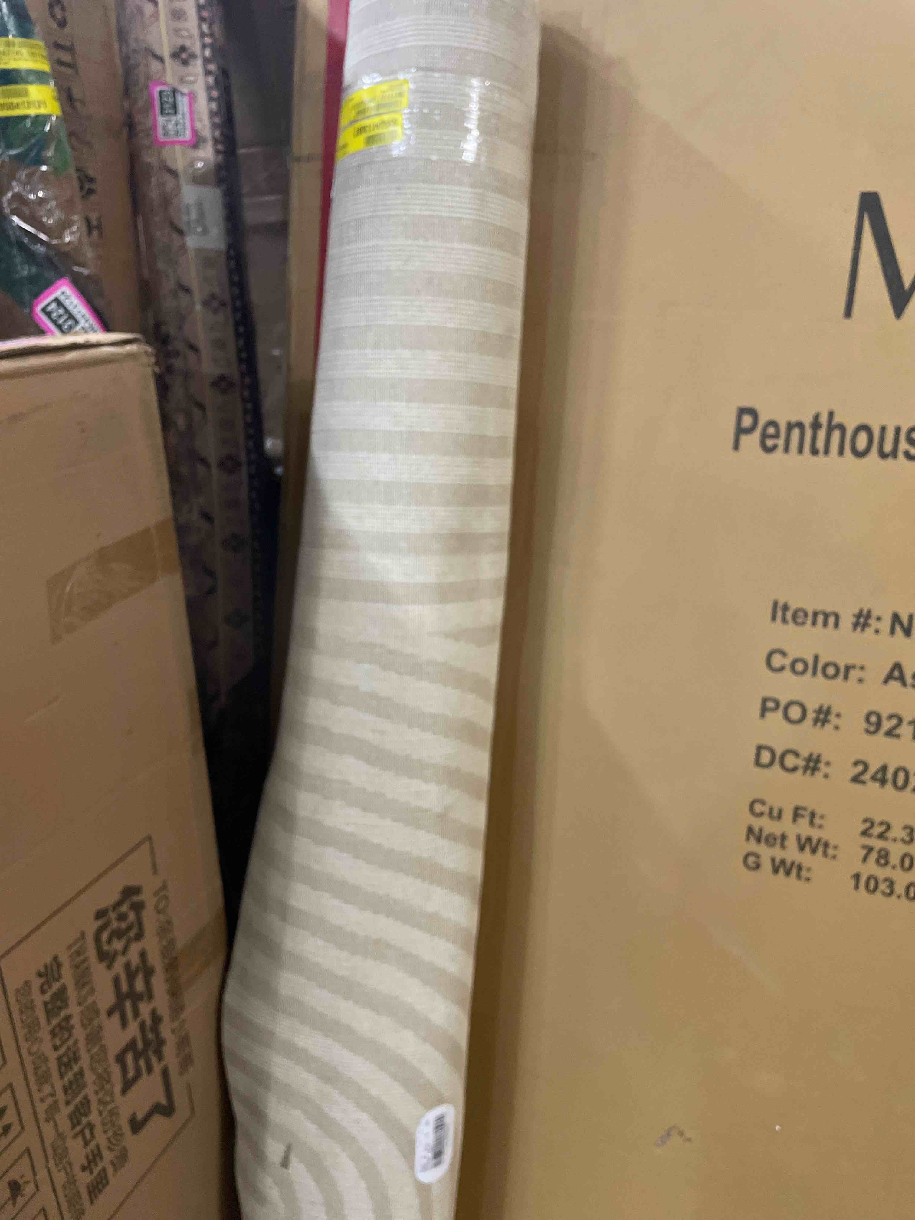 Condition photo showing As Is for ayjan indoor rug