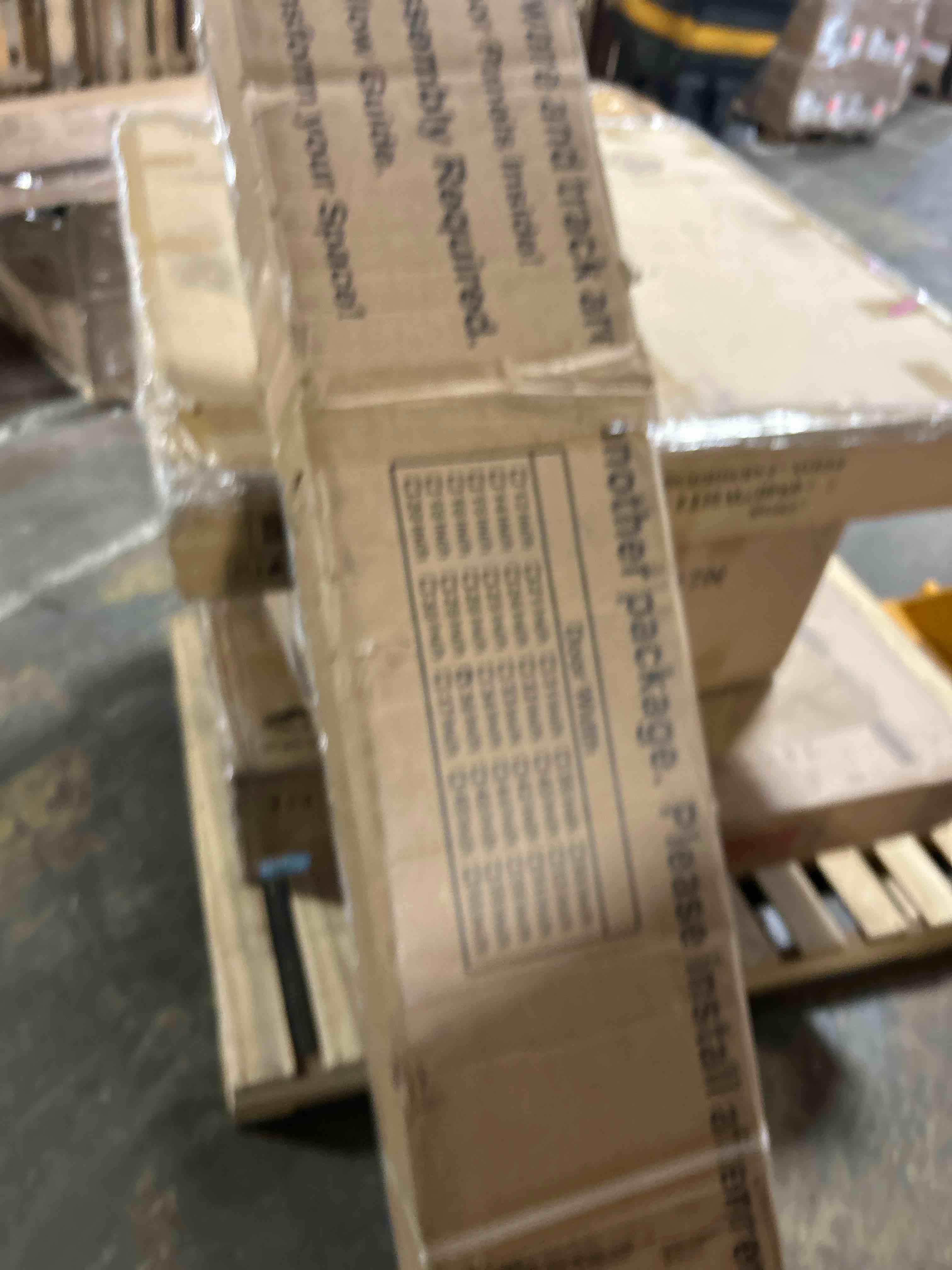 Condition photo showing Good Condition for jubest 36"x84" sliding barn door, 5-panel white primed hollow core interior molded door slab with 6ft hardware kits & handle, preassembled panels with paintable surface, durable & sturdy(hardware not included)