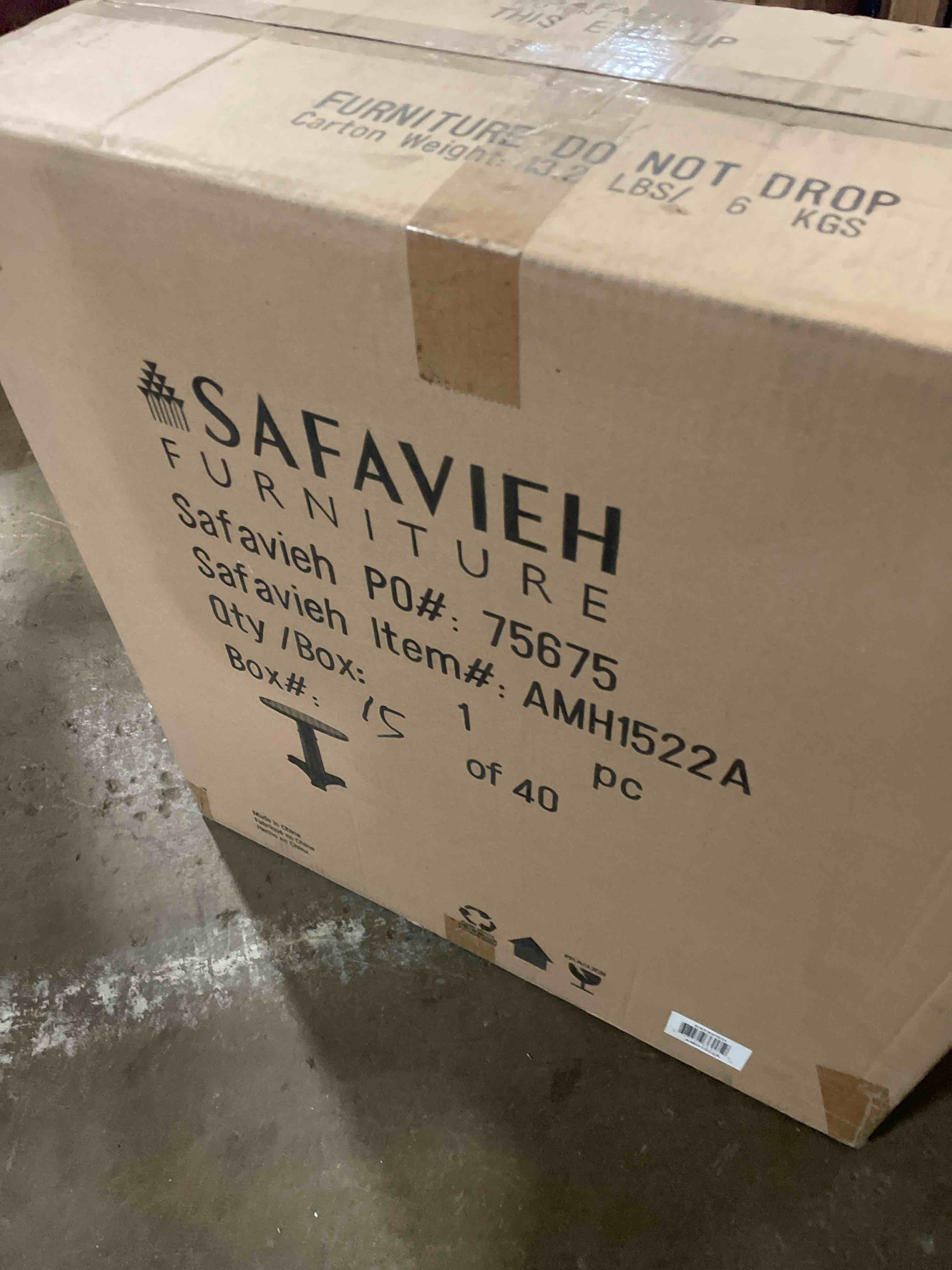 Condition photo showing New/Like New for safavieh tanner end table