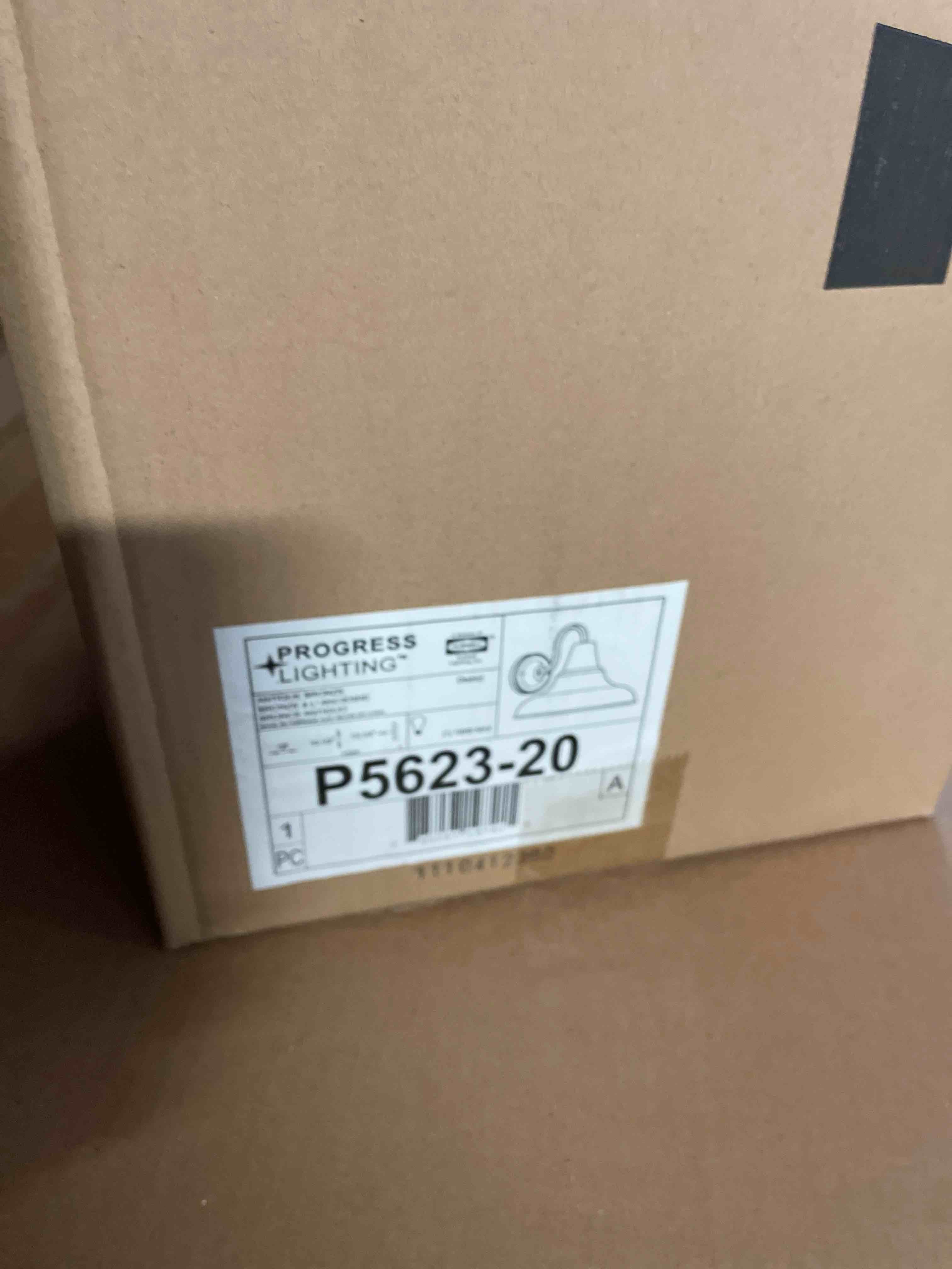 Condition photo showing New/Like New for district collection one-light large wall lantern