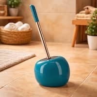 bath free standing toilet bowl brush and holder pise chrome
