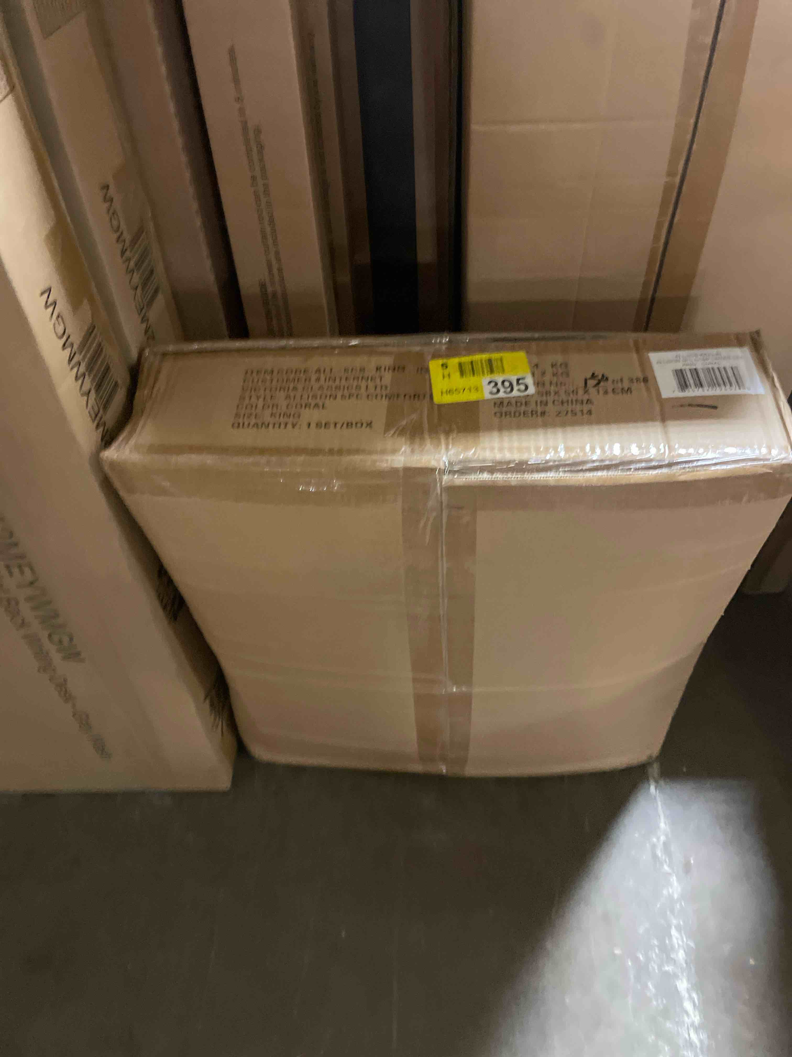 Condition photo showing New/Like New for closeout! vcny home allison reversible comforter set, king bedding