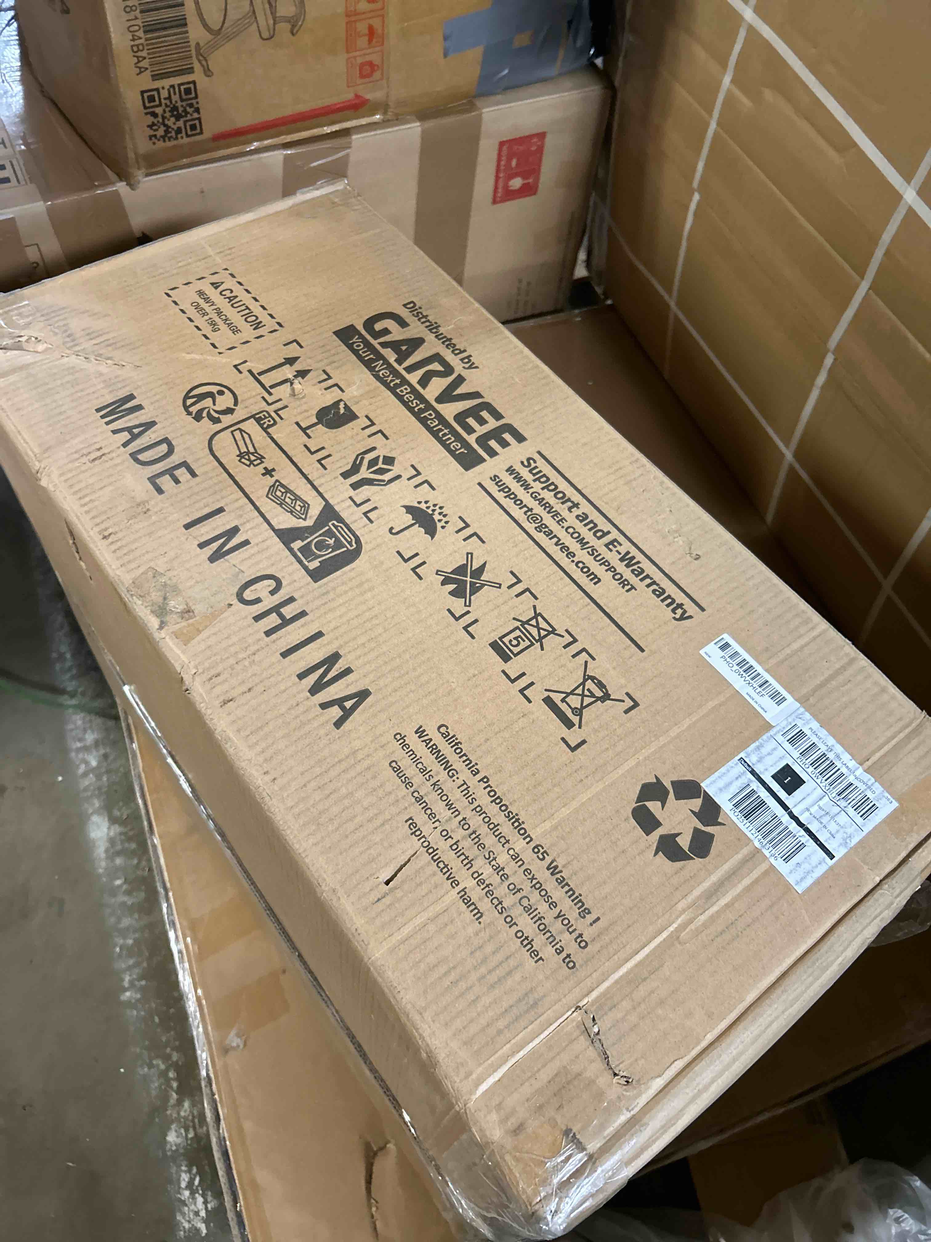 Condition photo showing New/Like New for garvee table saw - 10 inch 15a multifunctional saw with stand and push stick, 90° cross cut & 0-45° bevel cut, 5000 rpm, adjustable blade height for woodworking, orange