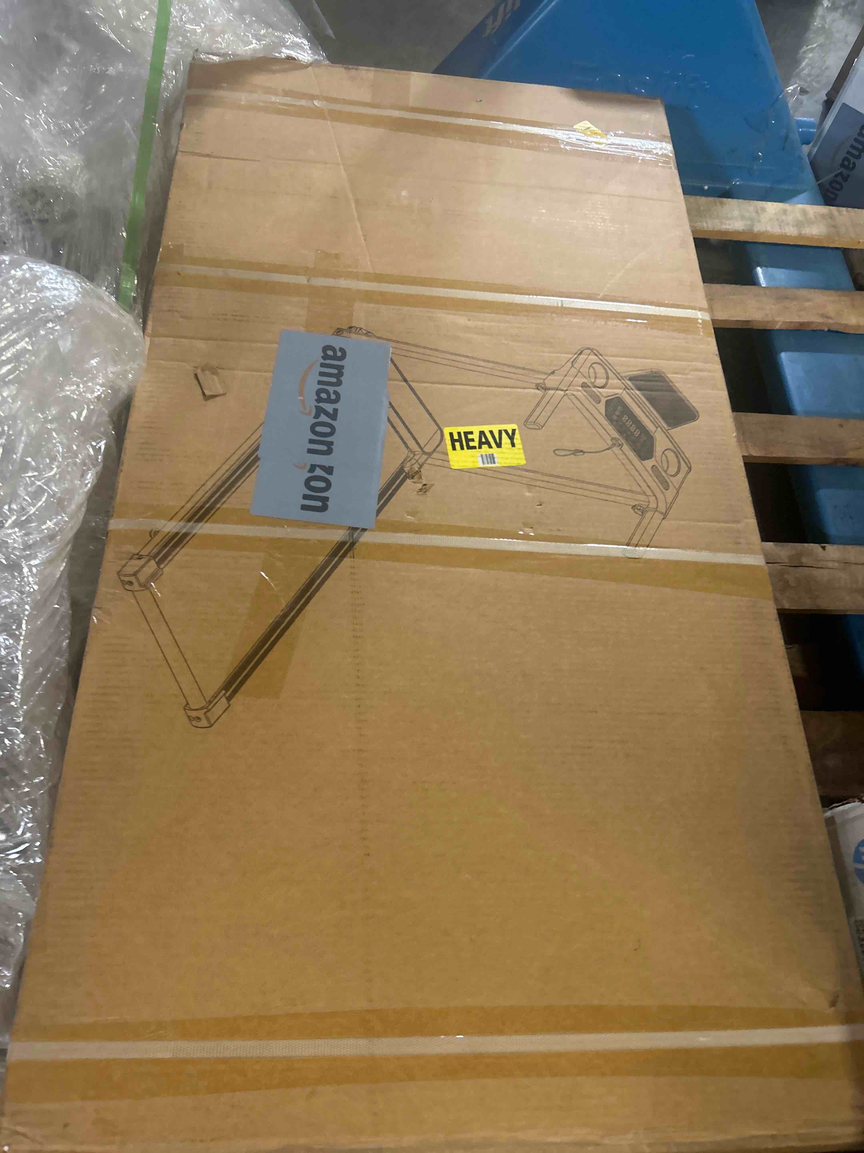Condition photo showing New/Like New for treadmill with incline 3-in-1 portable treadmills for home small, incline walking pad treadmill with handle bar, walking pad foldable with 3.0hp quiet brushless, led dispay, 350lbs capacity