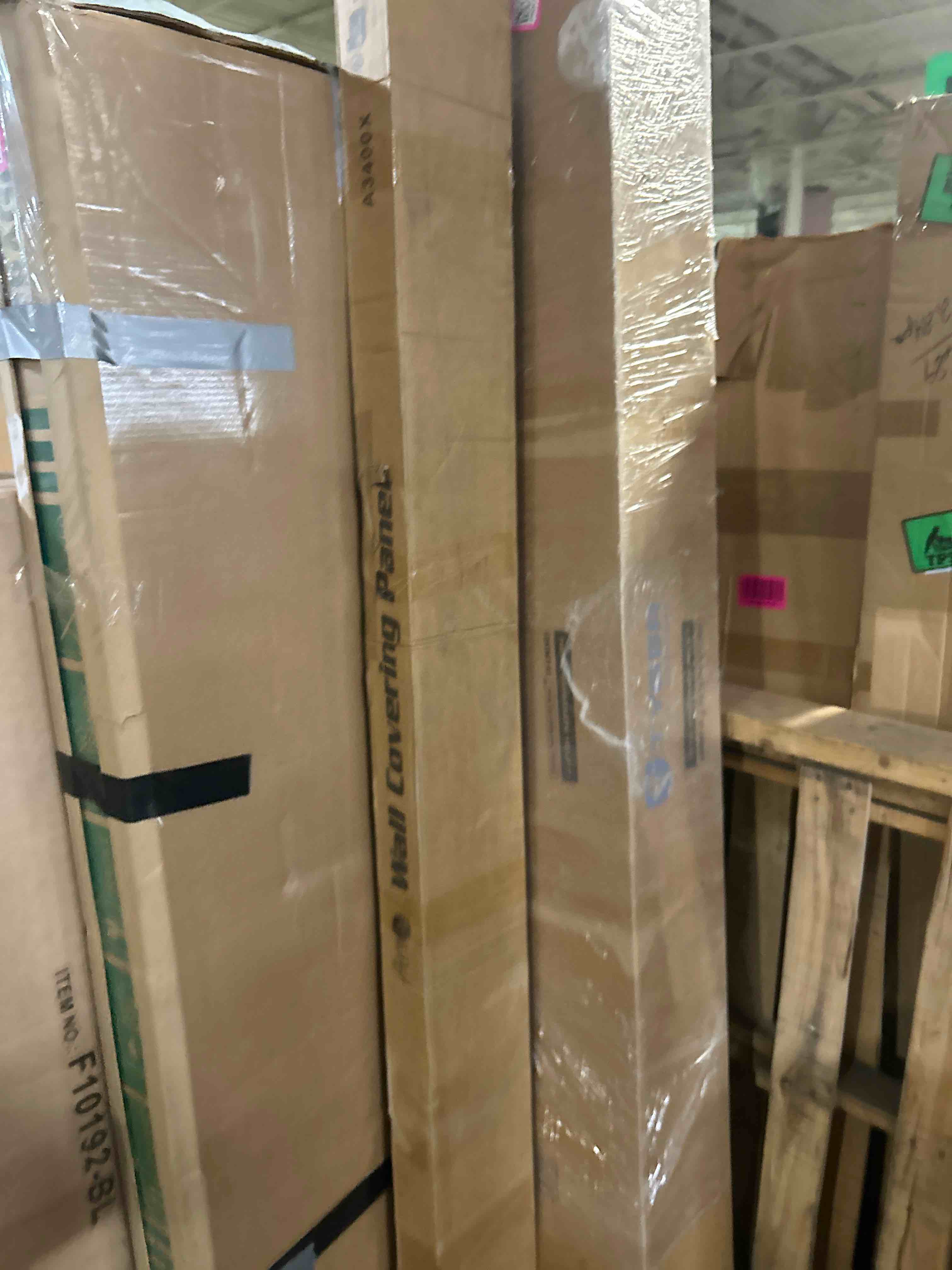 Condition photo showing New/Like New for avana acoustic wood wall panels – 93.2x11.25 inch panels – fits 94x12 layout – white oak acoustic panels 4 pcs – wall panels for interior wall decor for homes, offices – design wood panels for wall 94x11 (4 pcs) natural oak