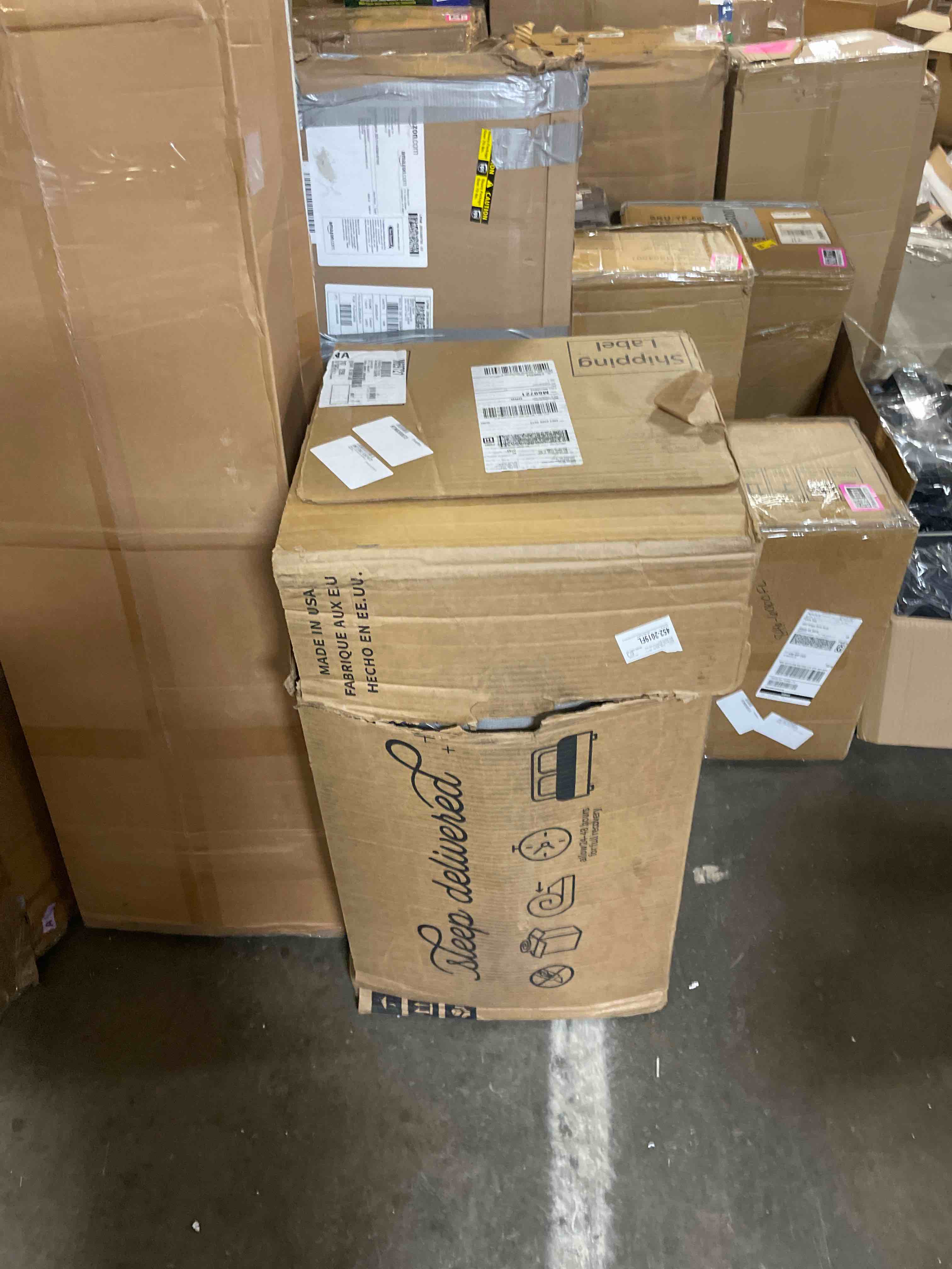 Condition photo showing New/Like New for signature design by ashley chime hybrid full 12" mattress with gel memory foam, medium firm, pressure relief, fiberglass free mattress in a box