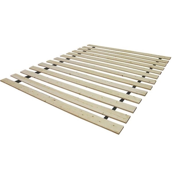 King Size Solid Wood Bed Slats with Fabric Strap Support