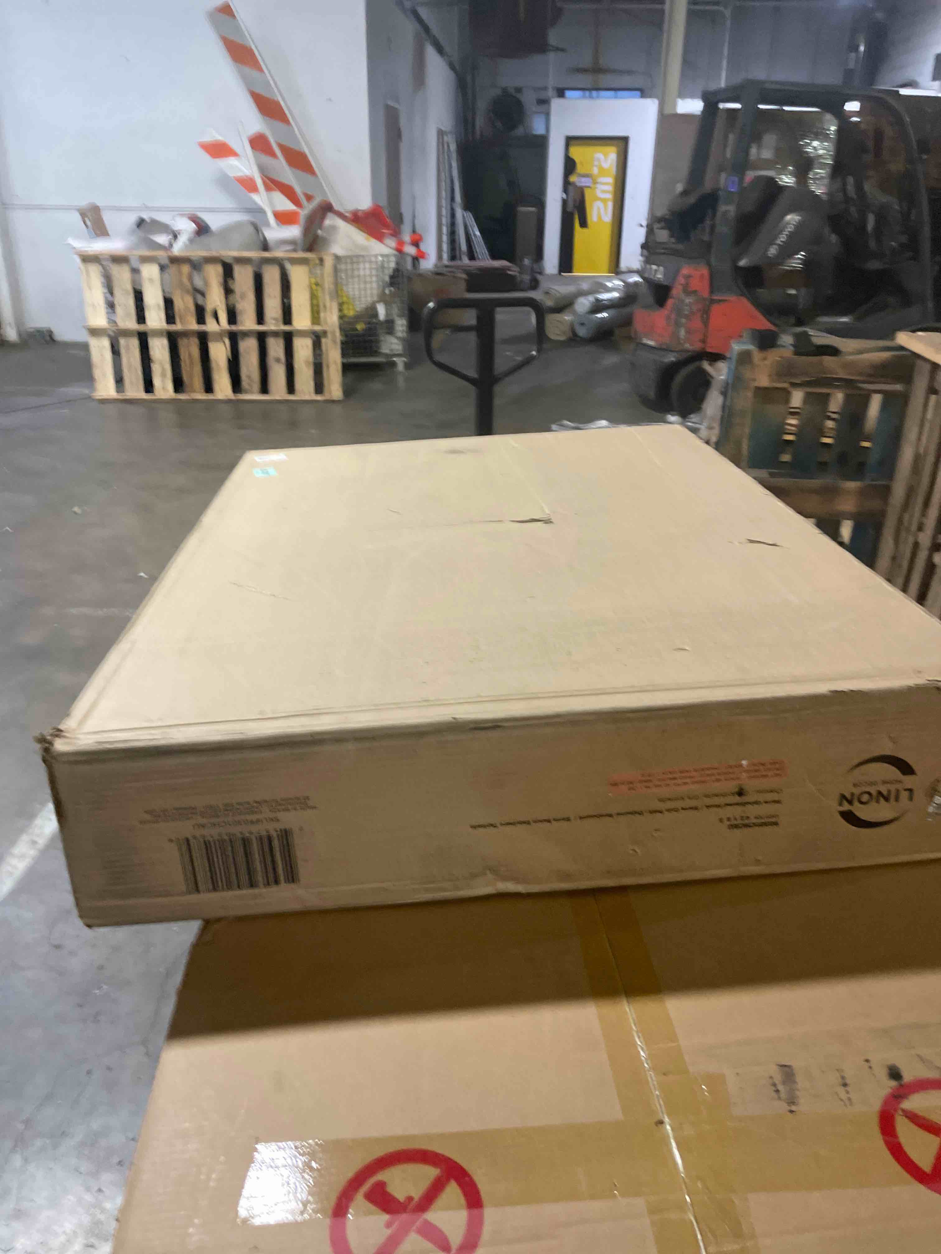 Condition photo showing New/Like New for linon lucy charcoal nook
