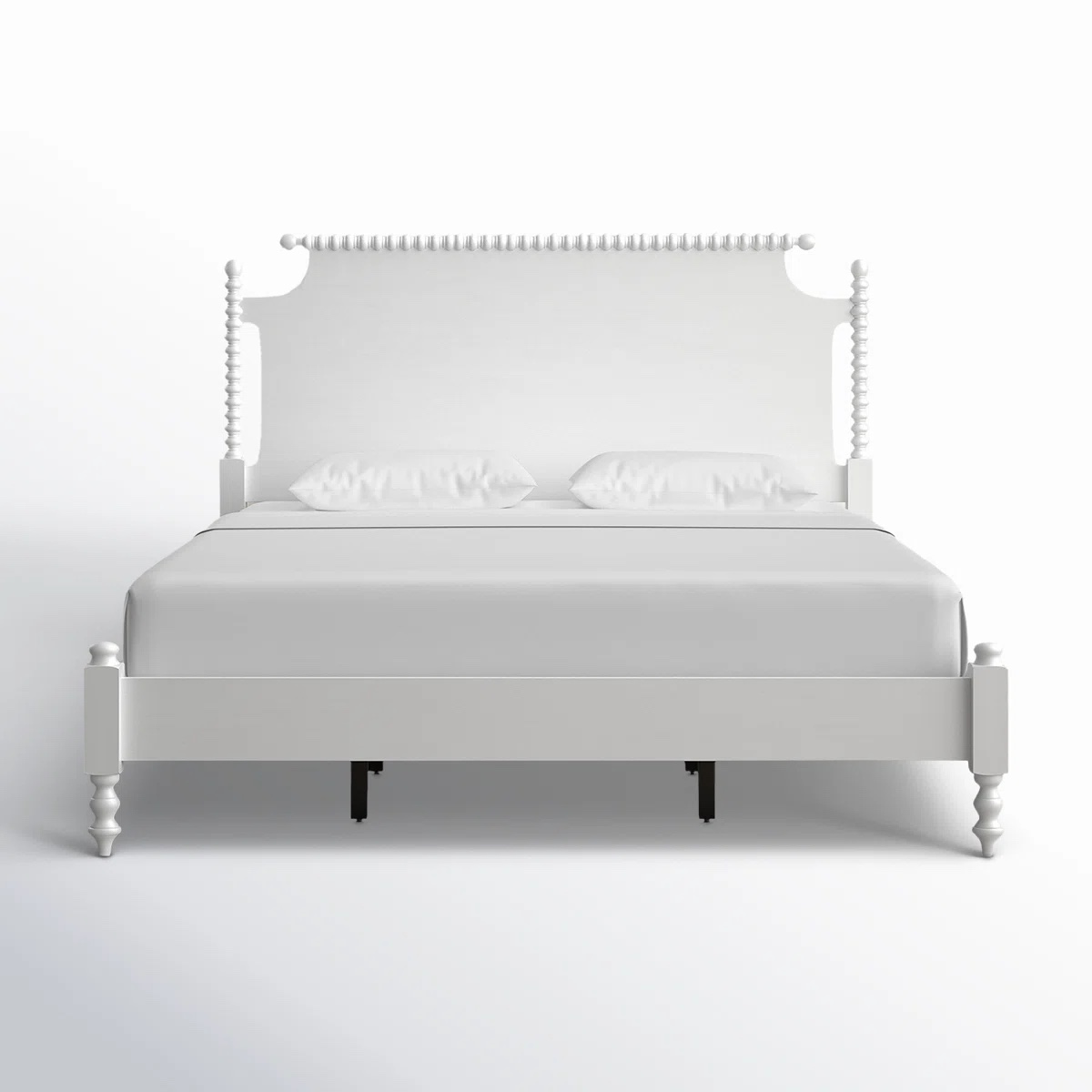 Nadette Spindle Bed Side Rails, Slats and Legs