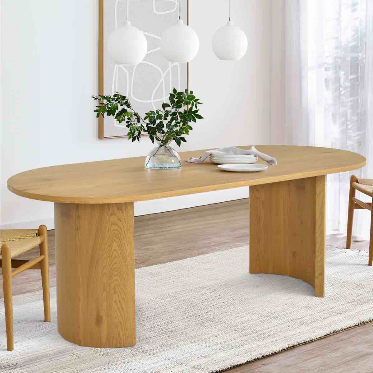 Audna 79" Oval Dining Table, Table Top Only