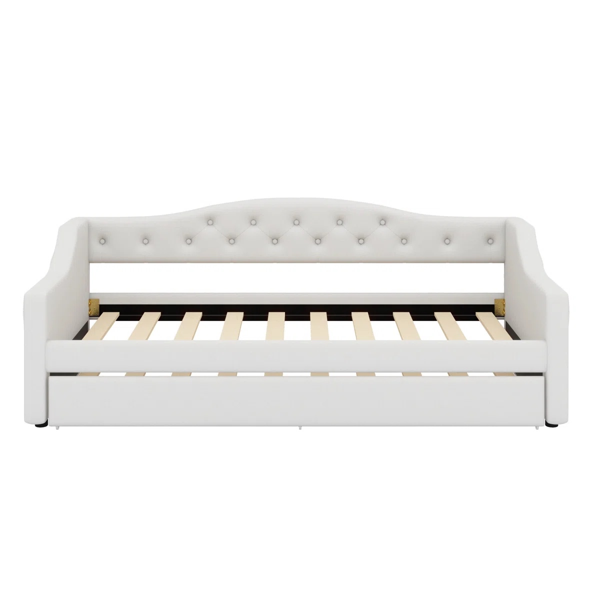 Upholstered Daybed With LED Belt And Trundle Box 1 of 2 only