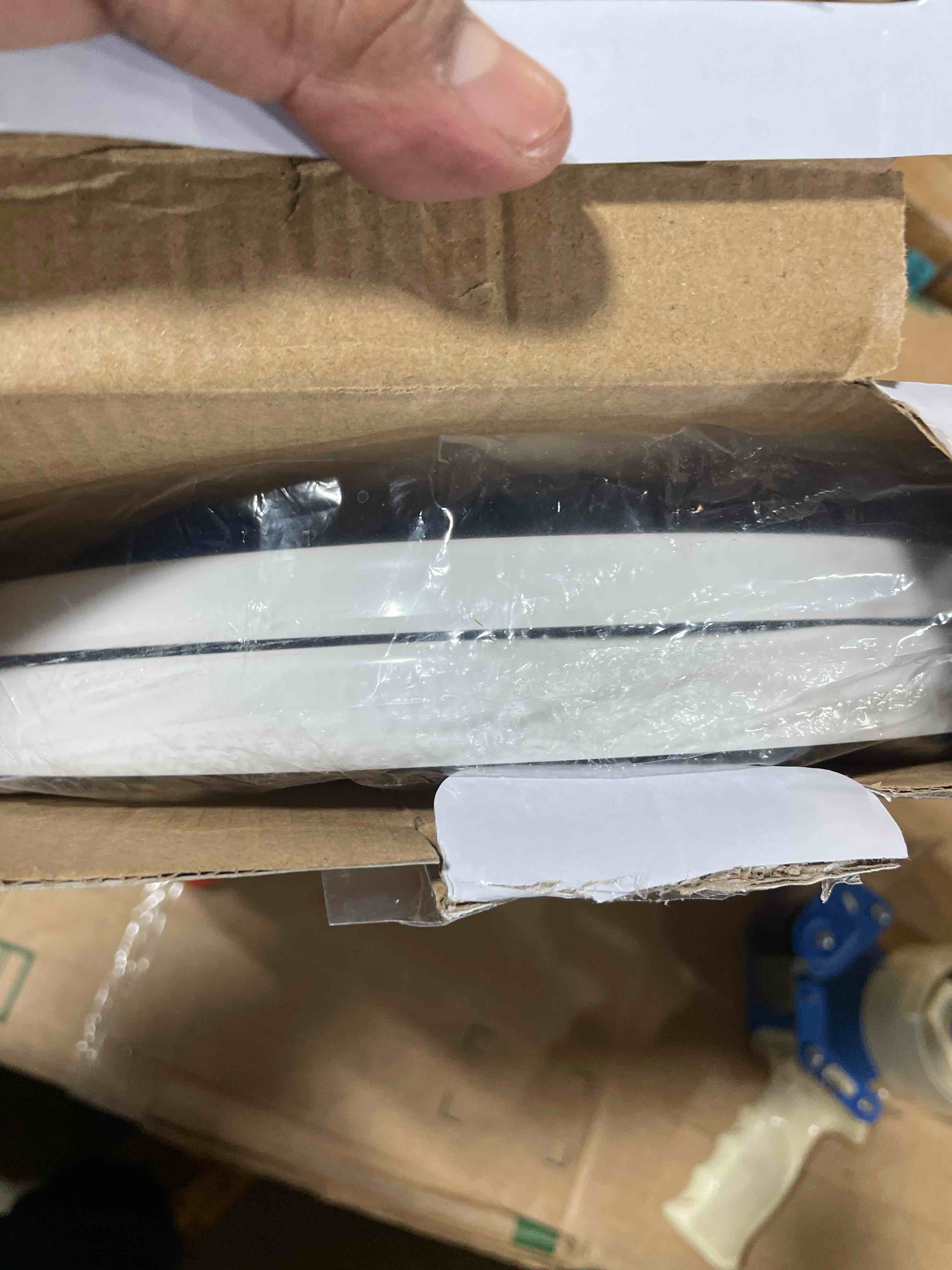 Condition photo showing New/Like New for YNR Toilet Seat with Slow Close Hinges, Standard Elongated Toilet Seat with Non-slip Seat Bumpers, Easy to Install & Clean, Heavy Duty PP Material, Fits All Toilet Brands (Y6)