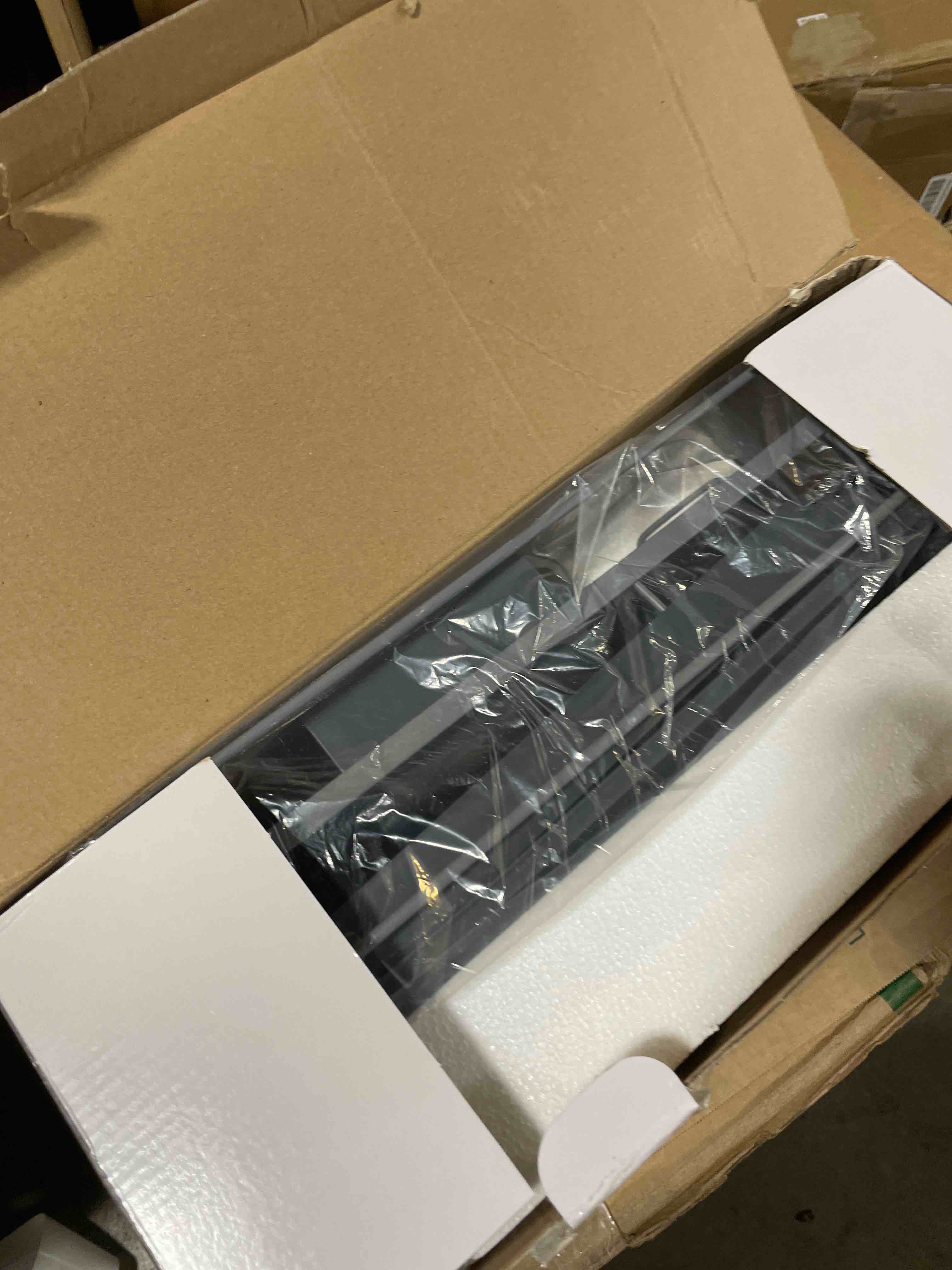 Condition photo showing New/Like New for Kitsure Extendable Dish Drying Rack, Large Drying Dish Rack with Cutlery & Cup Holders, Multifunctional Dish Racks for Counter with Drainage, 18.2"-25.7" L x 12.9" W, Grey