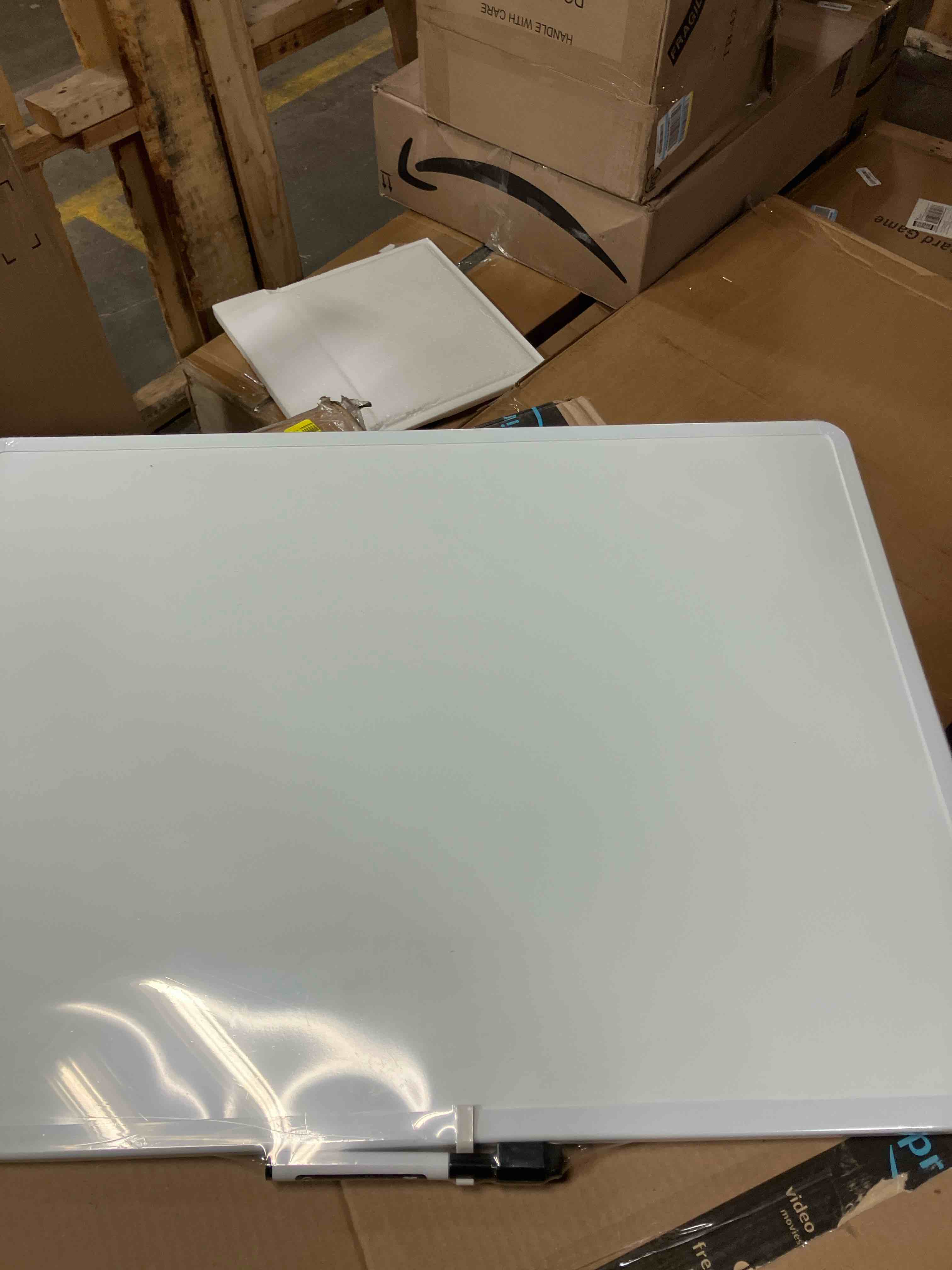 Condition photo showing Good Condition for Mr. Pen- Dry Erase Board, 18” x 24” with a Black Marker, White Frame, Dry Erase Board for Wall, Magnetic Whiteboard for Wall, Dry Erase Boards, Whiteboards, Magnetic White Board