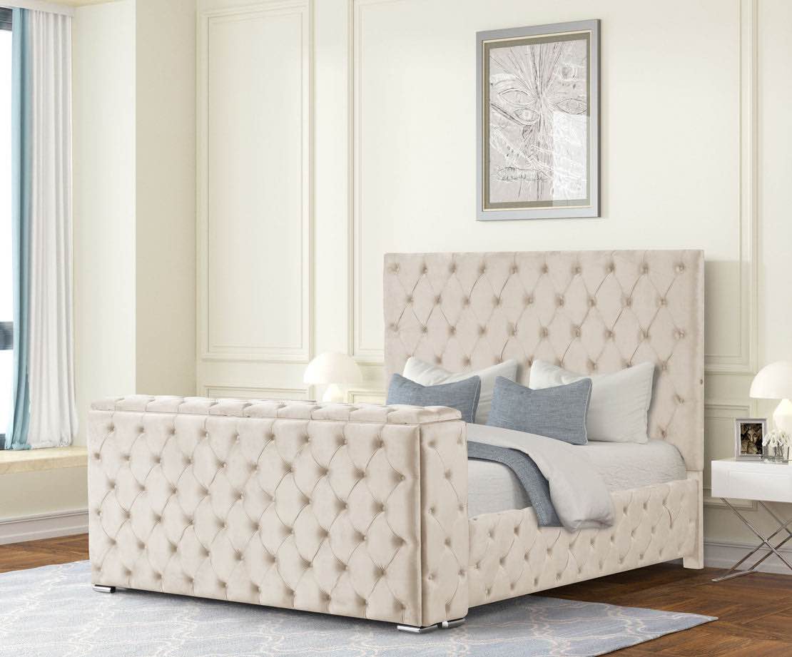 Encore King  Headboard Beige