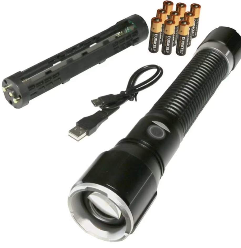 member's mark 8,000 lumen dual power flashlight