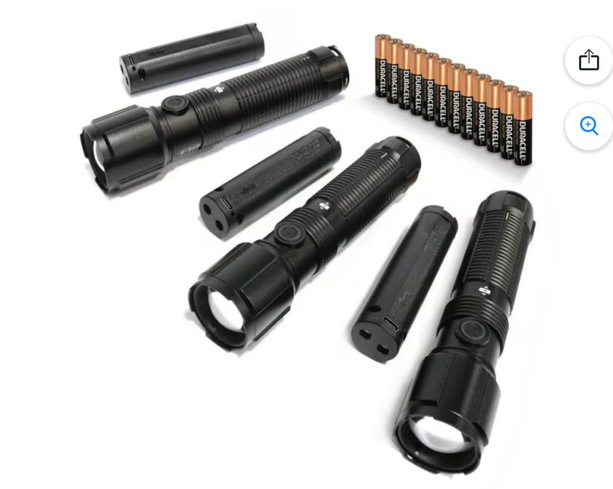 Member's Mark 3 PC 1700 Lumen Dual Power LED Flashlight Set