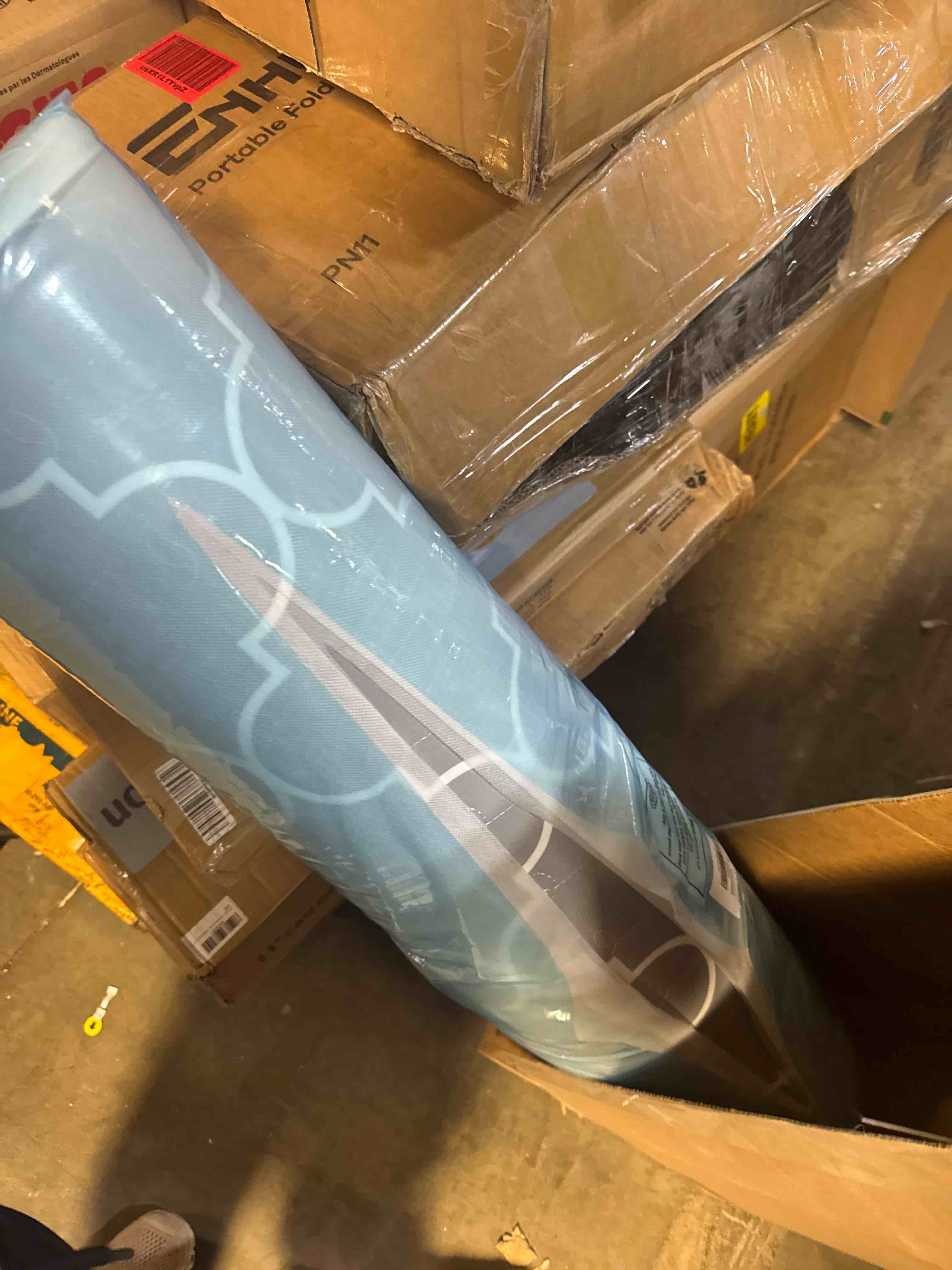 Condition photo showing New/Like New for 6th Generation Japanese Floor Futon Mattress - Extra-Thick 9-Layer Modern Futon with 100% High-Density Foam, Portable Floor Mattress Sleeping Pad for Adults, Guest Room, Dormitory, Full Size (54"X80") Grey Full(54"X80")