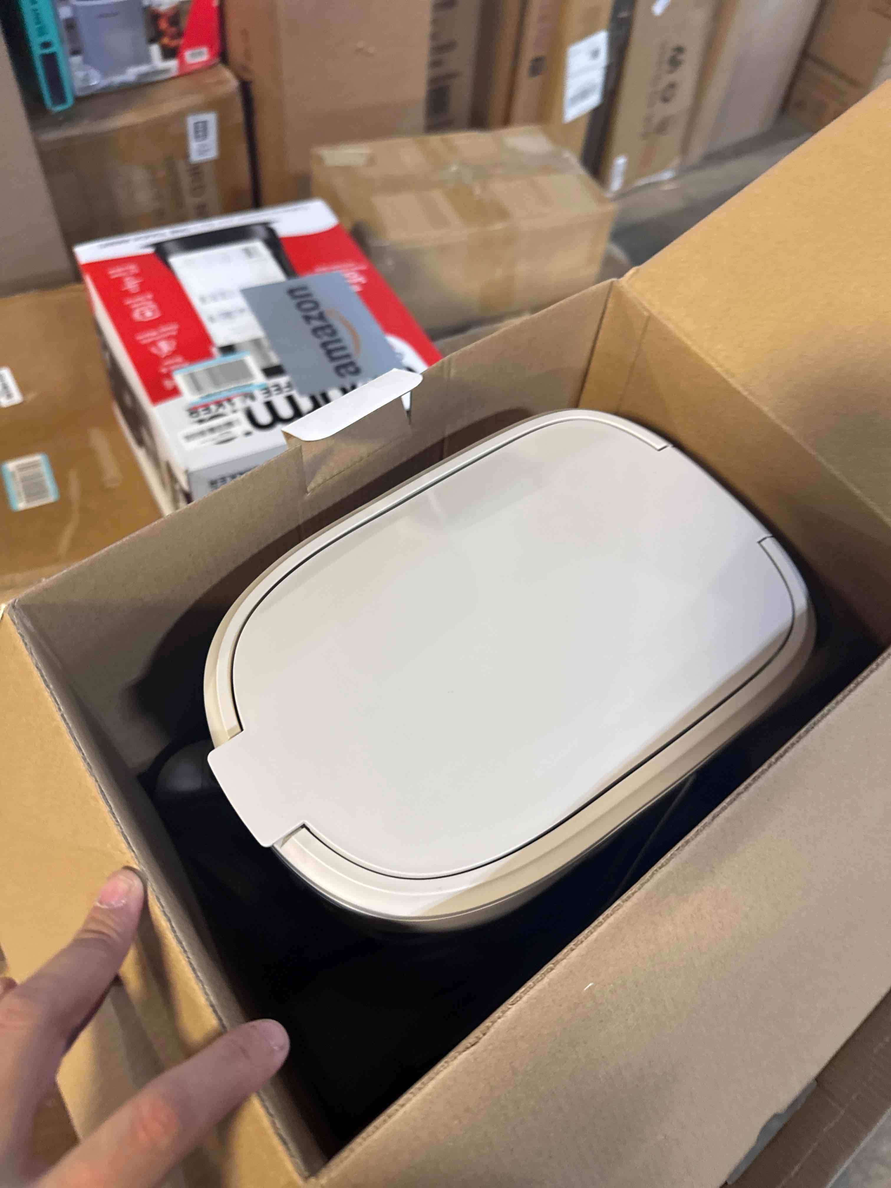 Condition photo showing New/Like New for BELLA 12 Cup Programmable Coffee Marker, Reusable Dishwasher Safe Accessories, Easy LCD diaply, Auto Shutoff, 900 watt, Oatmilk