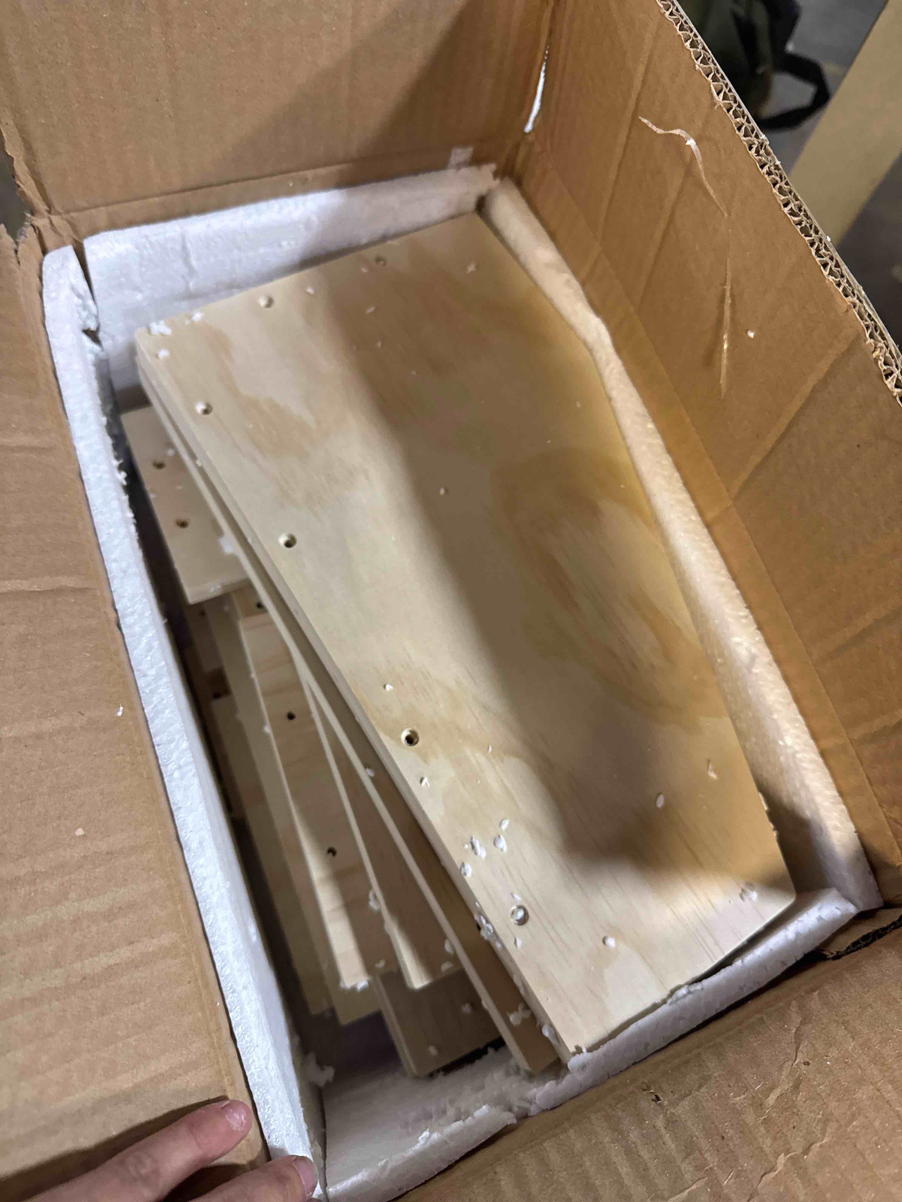 Condition photo showing Good Condition for Maxcheck 2 Pack Wood Rabbit Nesting Box, 14x8x8 Inch Wooden Hutch Hideout for Breeding, Natural Burrow Den Alternative for Rabbits & Small Animals 2 14x8x8 Inch
