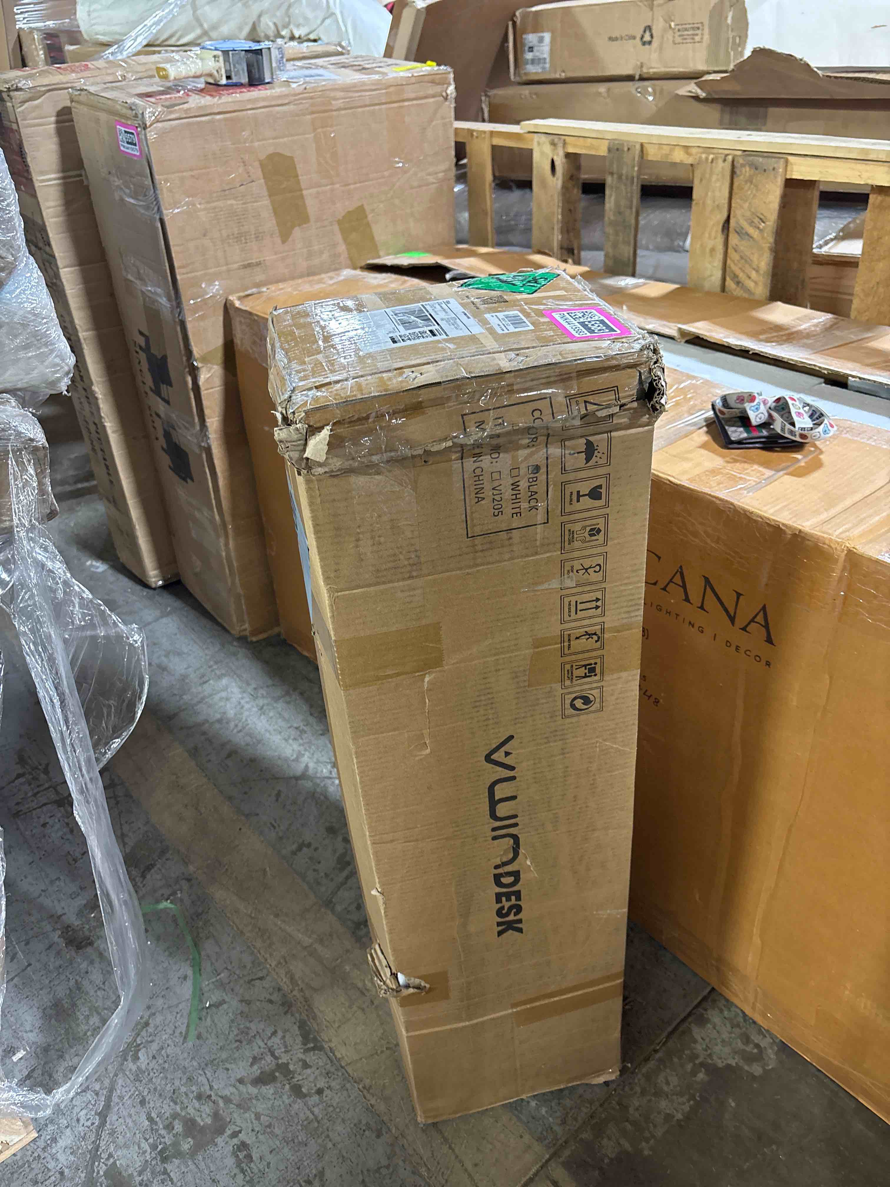 Condition photo showing New/Like New for VWINDESK VJ205 Electric Height Adjustable Sitting Standing Desk Frame Sit Stand - Dual Motors 3 Stages Motorized Desk Base Only, Black Black Frame Only