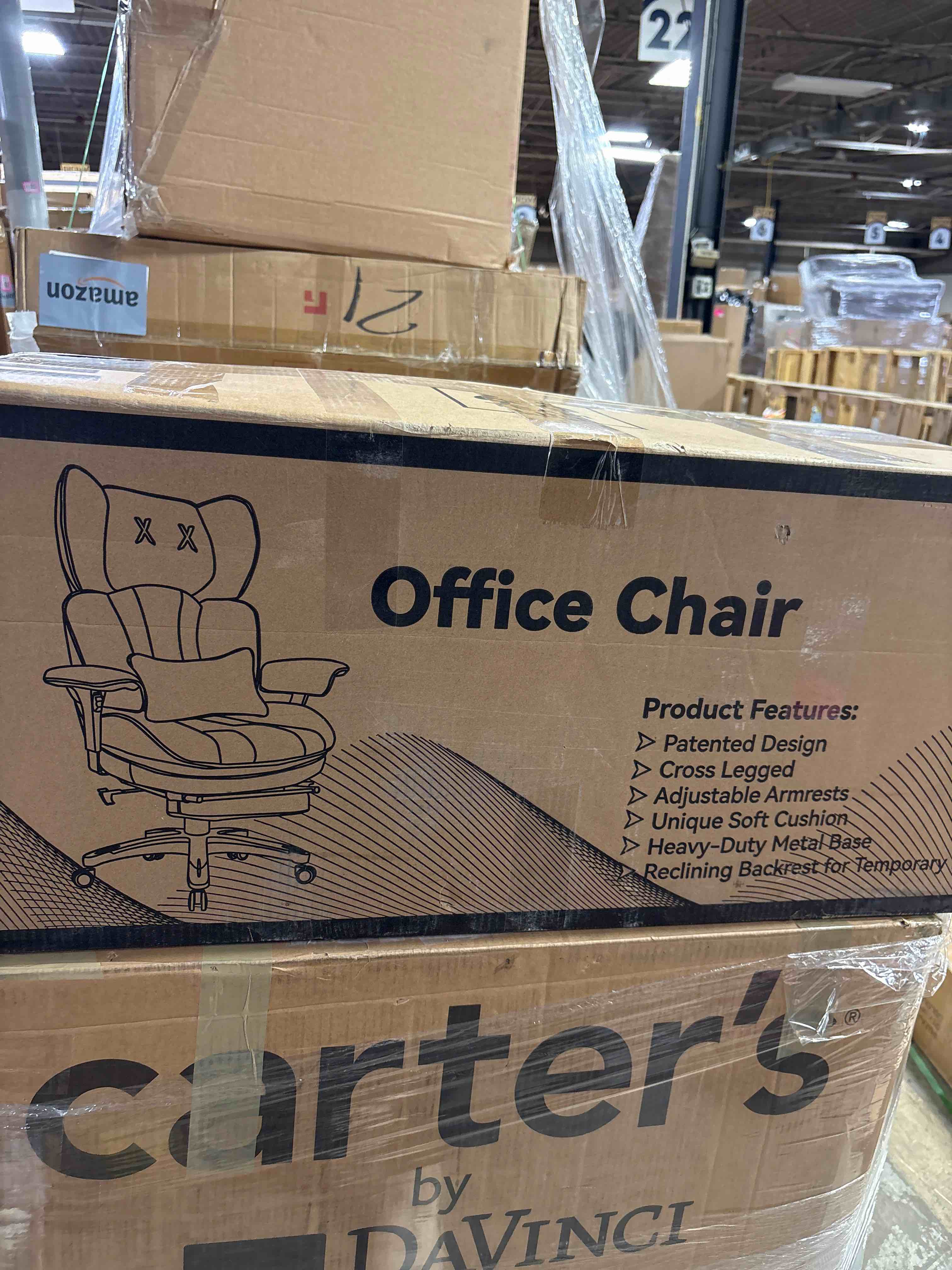 Condition photo showing New/Like New for Efomao Big and Tall Office Chair with Footrest – High Back Computer Chair with Adjustable Armrests?Executive Office Chair with Wide Seat, Modern Desk Chair for Home Office, Gaming, or Study, Black