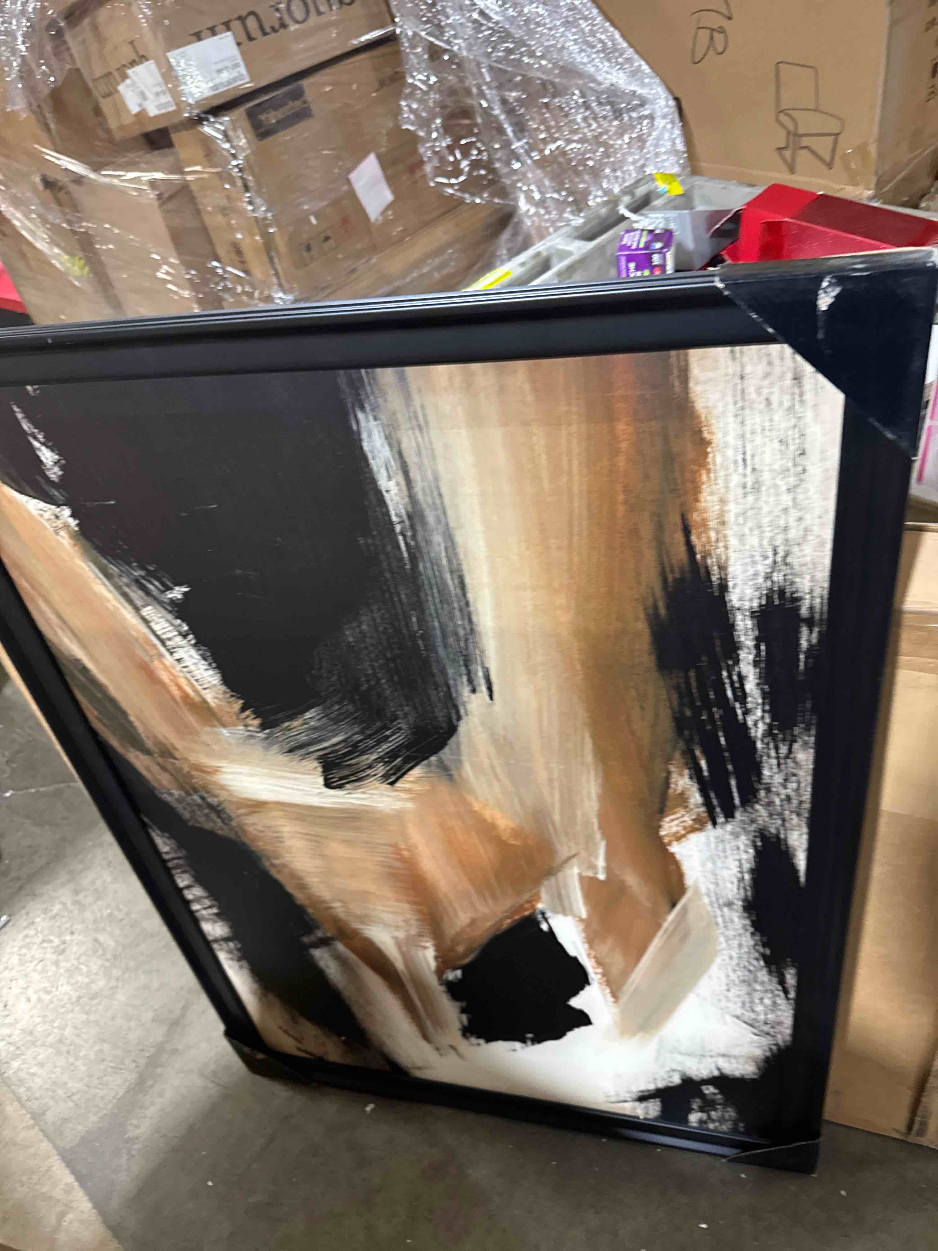 Condition photo showing New/Like New for " Baked Paintstrokes II" ( 40.5 x 30.5)