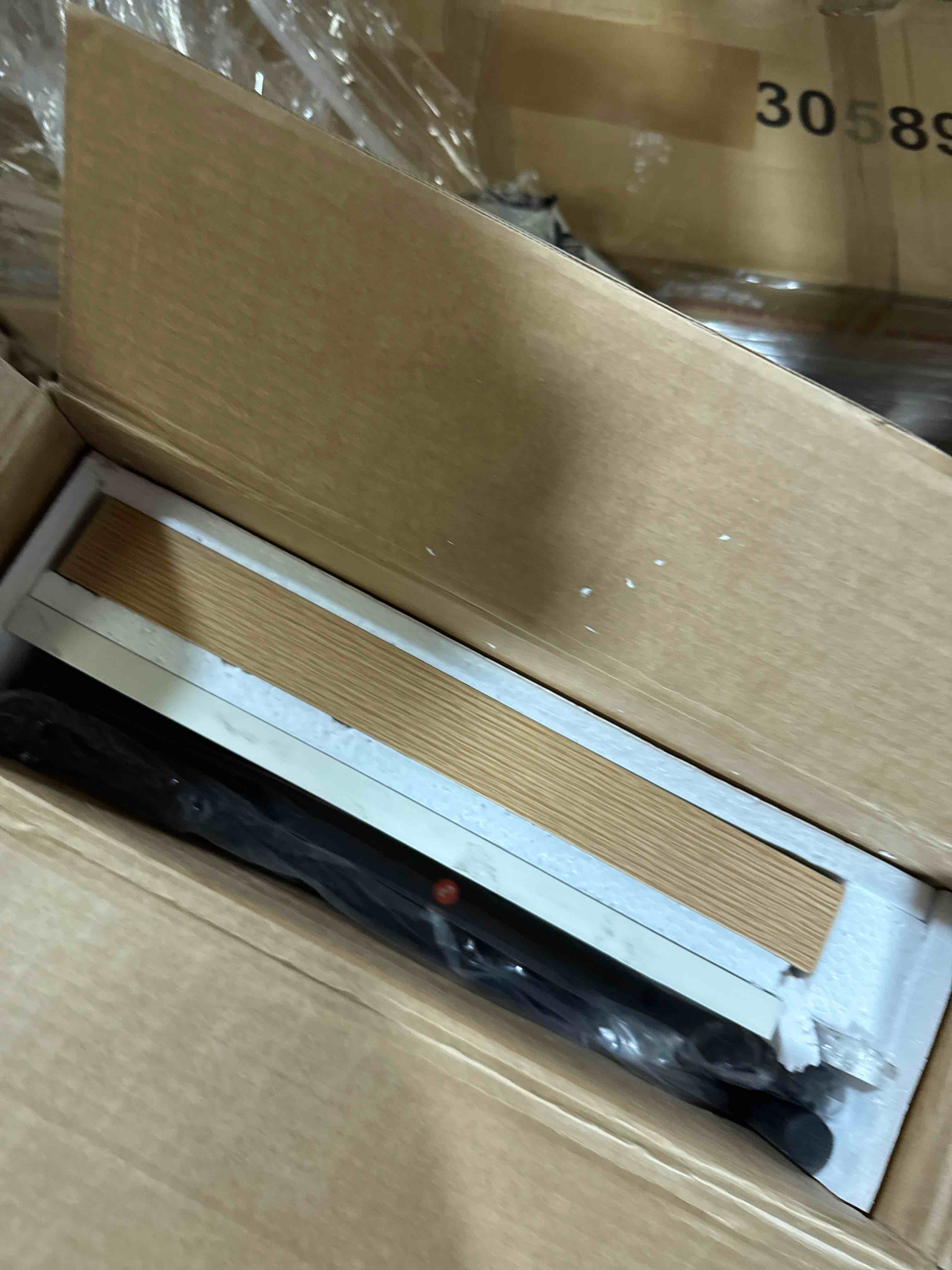 Condition photo showing New/Like New for Faux Marble Top End Table 
