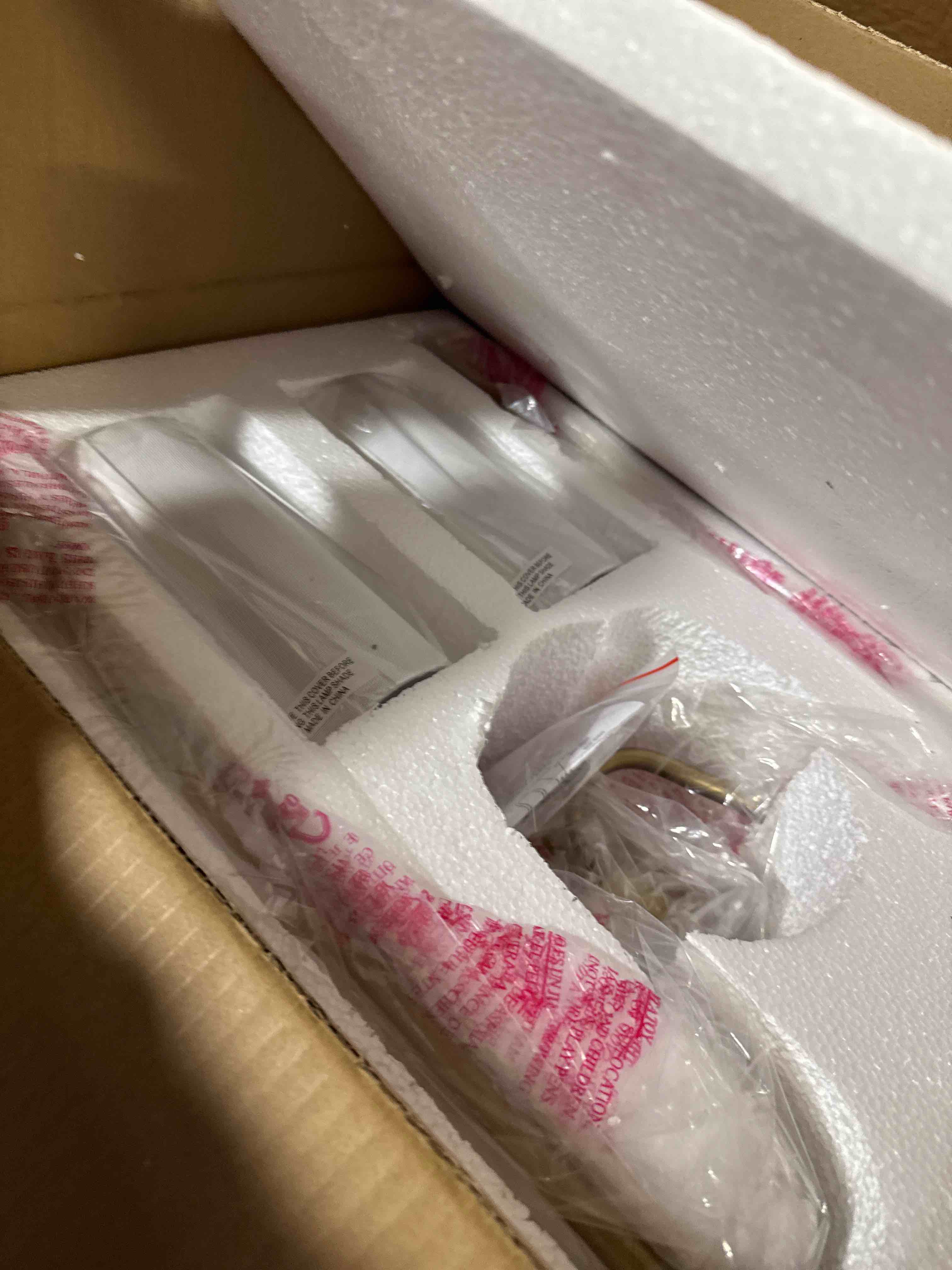 Condition photo showing New/Like New for Quorum Charlotte by Tamara Day 597-2-80 Wall Sconce Light - Aged Brass