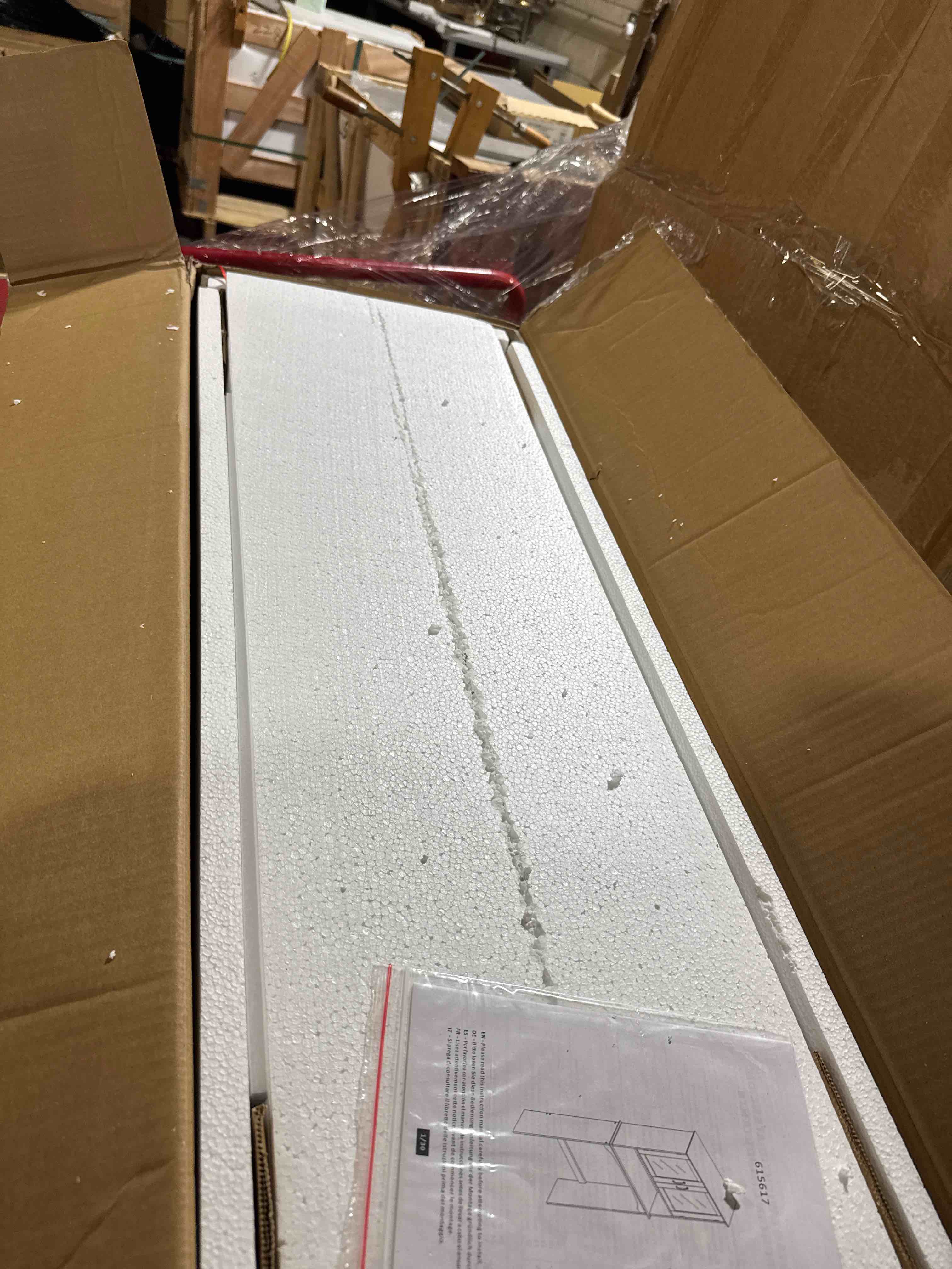 Condition photo showing New/Like New for Amboy 25" W x 66" H x 9" D Over-The-Toilet Storage 