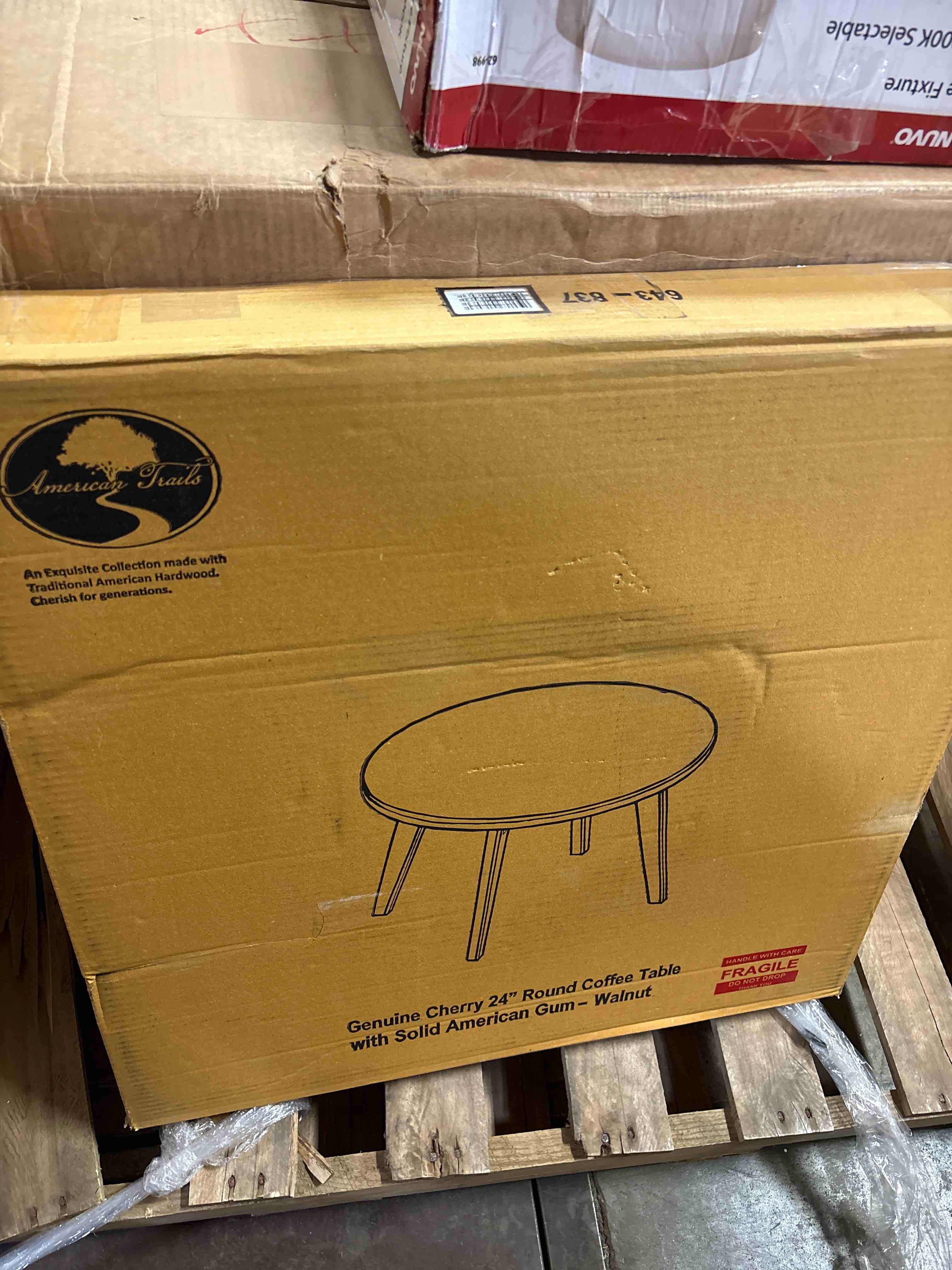 Condition photo showing New/Like New for Calixto Solid Wood Coffee Table