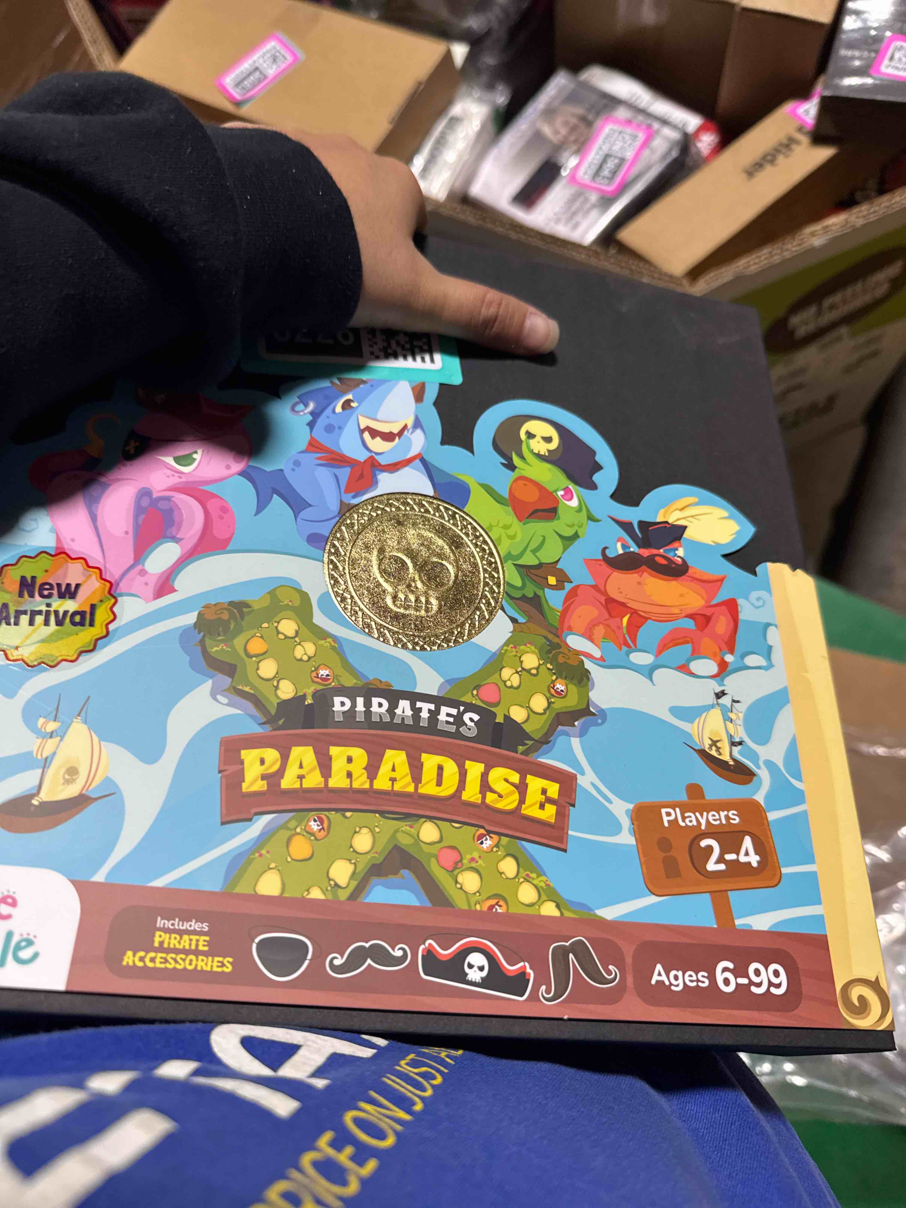 Condition photo showing New/Like New for LoveDabble Pirate's Paradise: Conquer The Mysterious Island! As Captain, Lead Your Crew to Victory with Tactics & Loot | Board Games for Family Night | Gifts for Kids