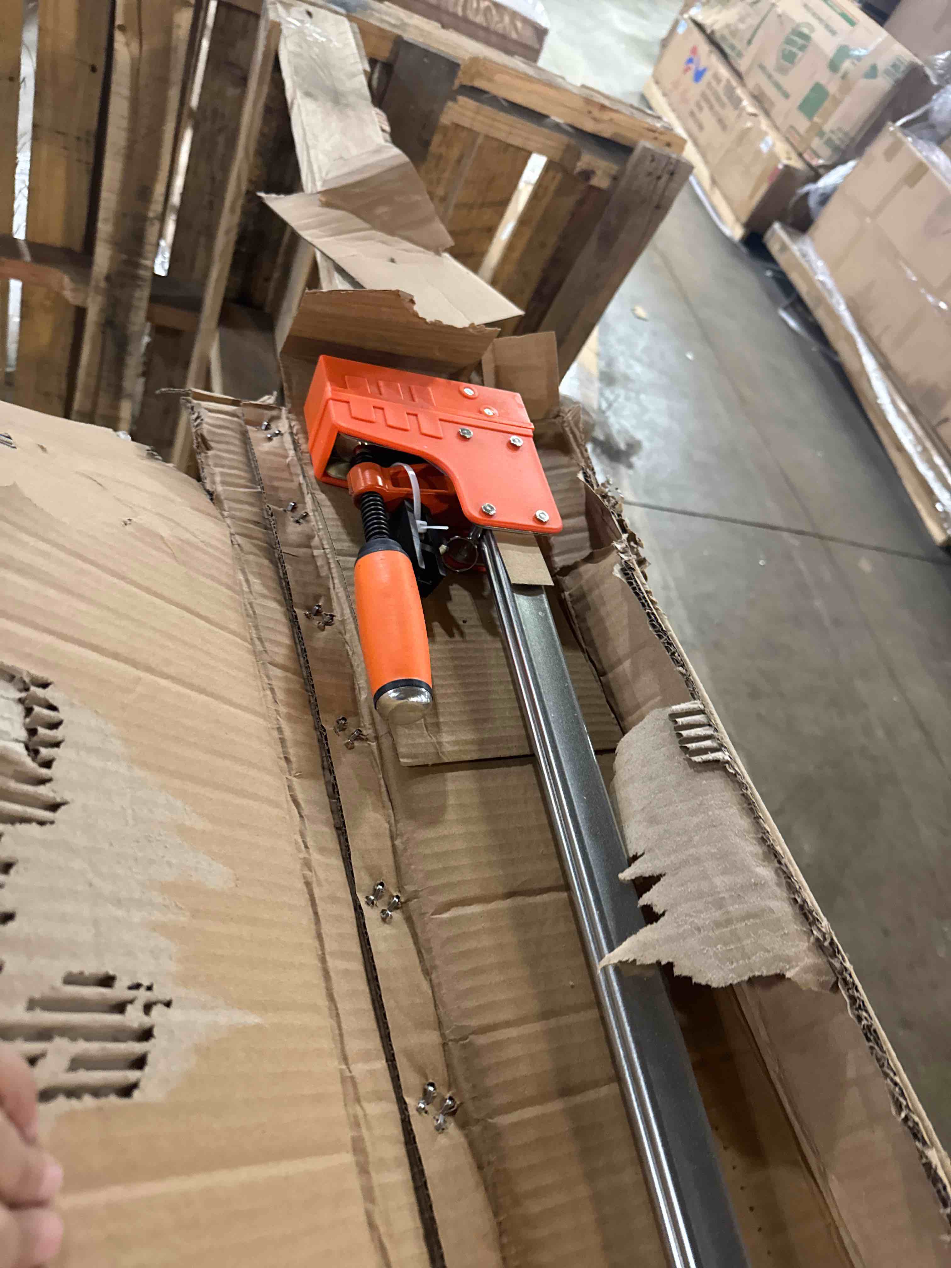 Condition photo showing New/Like New for 2 Pack 50 Inch Parallel Bar Clamps 1100 LBS Load Limit High Strength Plastic Carbon Steel F Clamps for Woodworking Metalworking