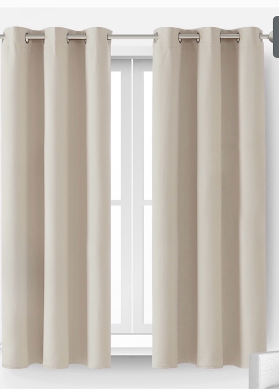 Deconovo Insulated 42"/52" Width Curtain Panel Pair (2 Panel)