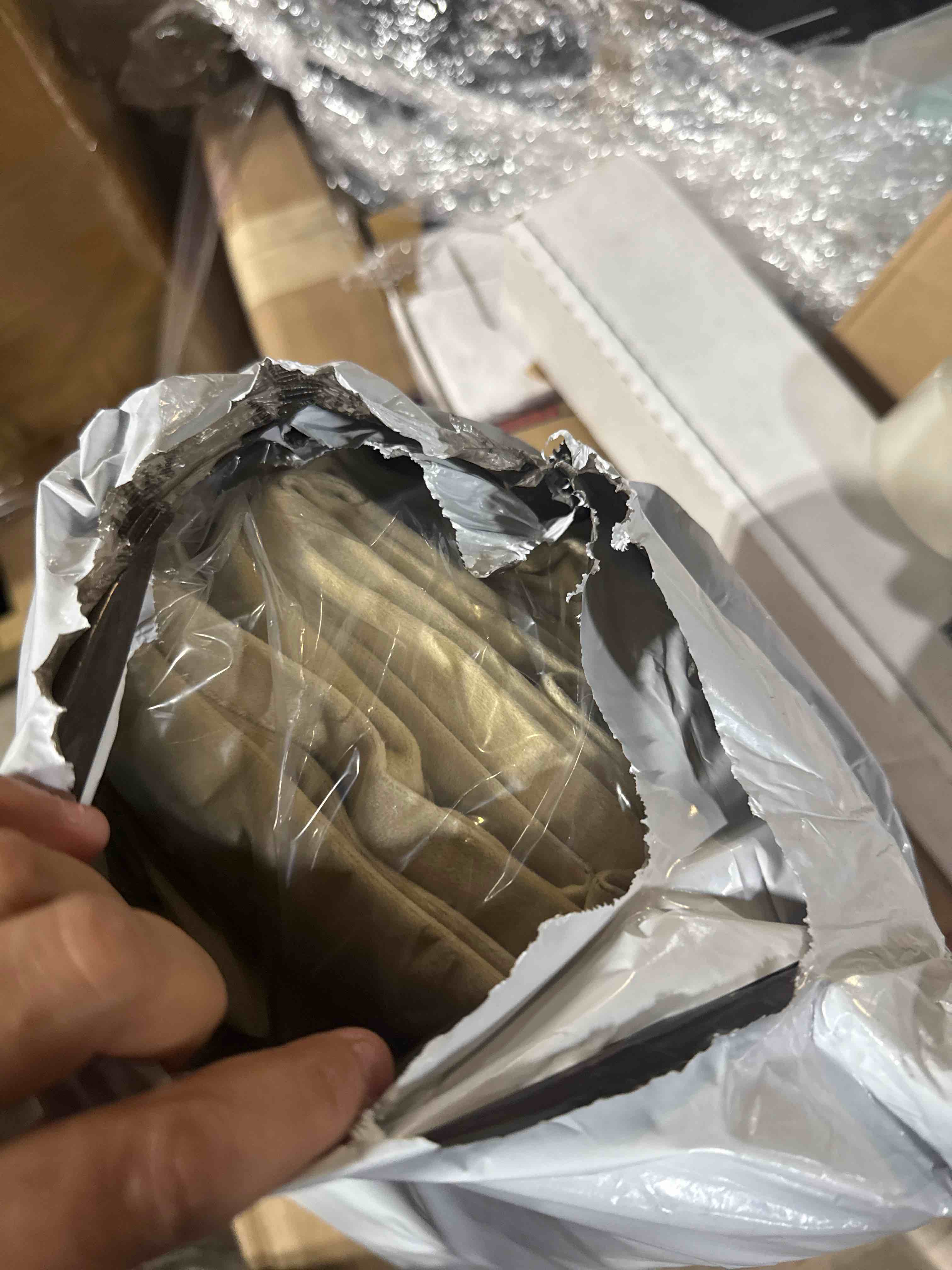 Condition photo showing New/Like New for ike solid 70% - 85% blackout rod pocket back curtain panels ( set of 2)